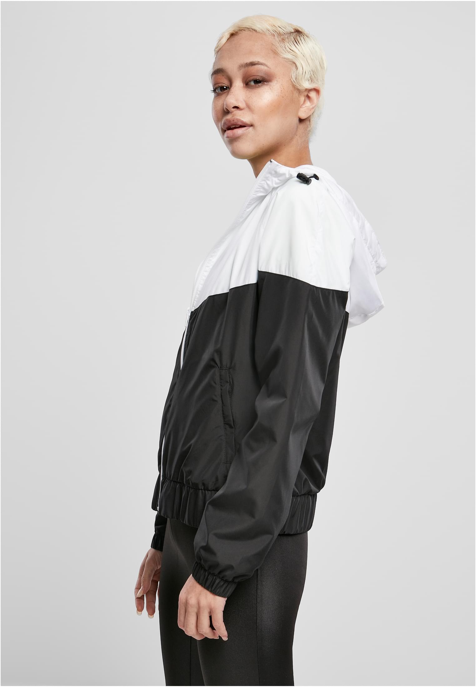 Women's windbreaker Arrow white/black