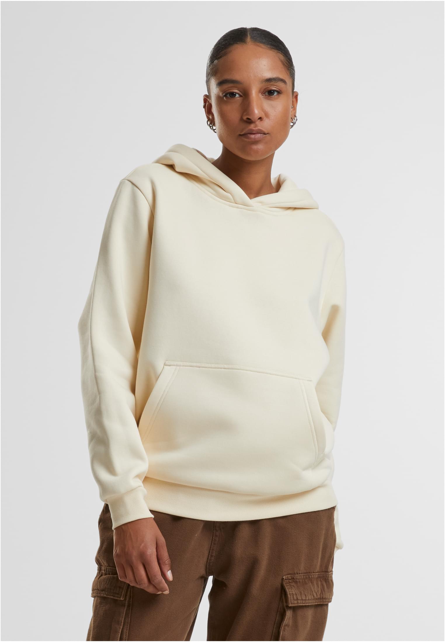 Womens hoodie Fluffy cream