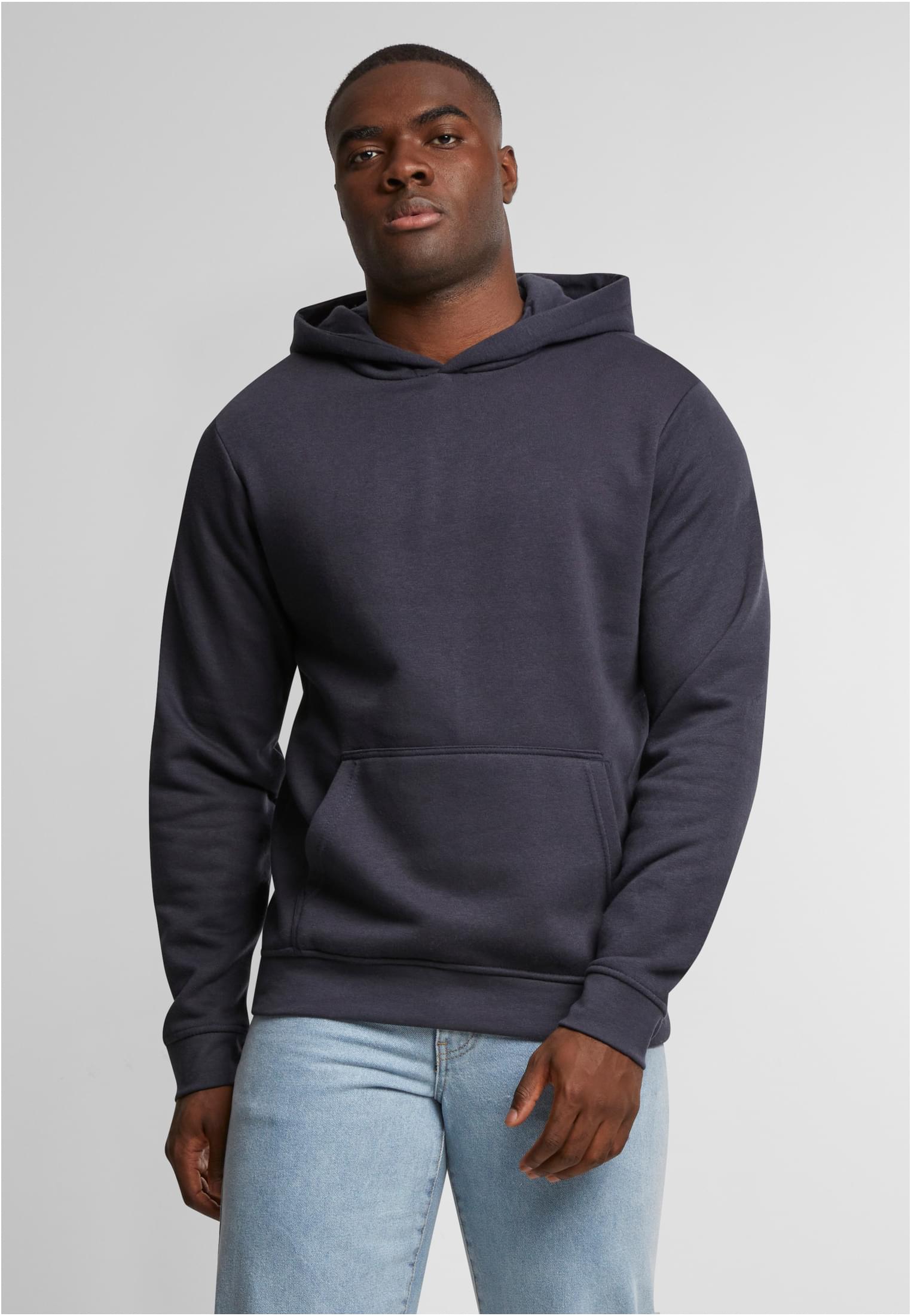 Mens Basic Essential Hoody navy blue