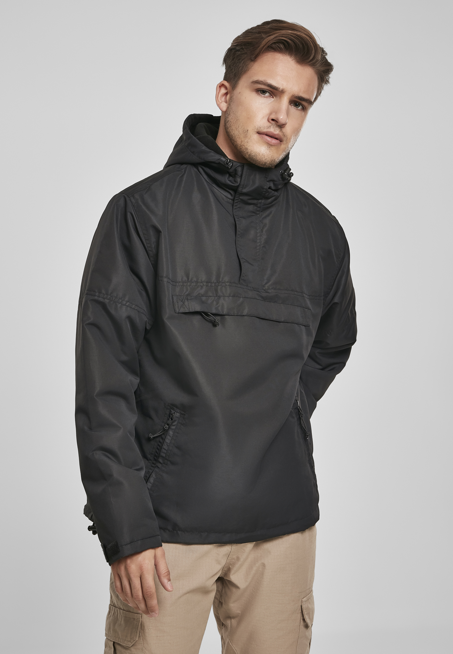 Black Summer Windbreaker