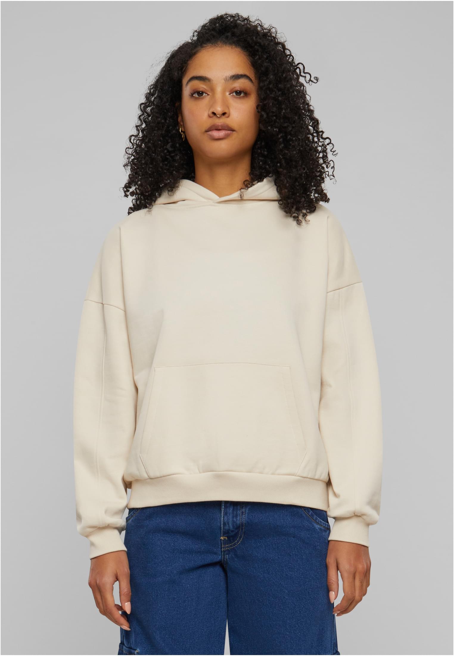 Women&#039;s Organic Oversized Sweatshirt Beige