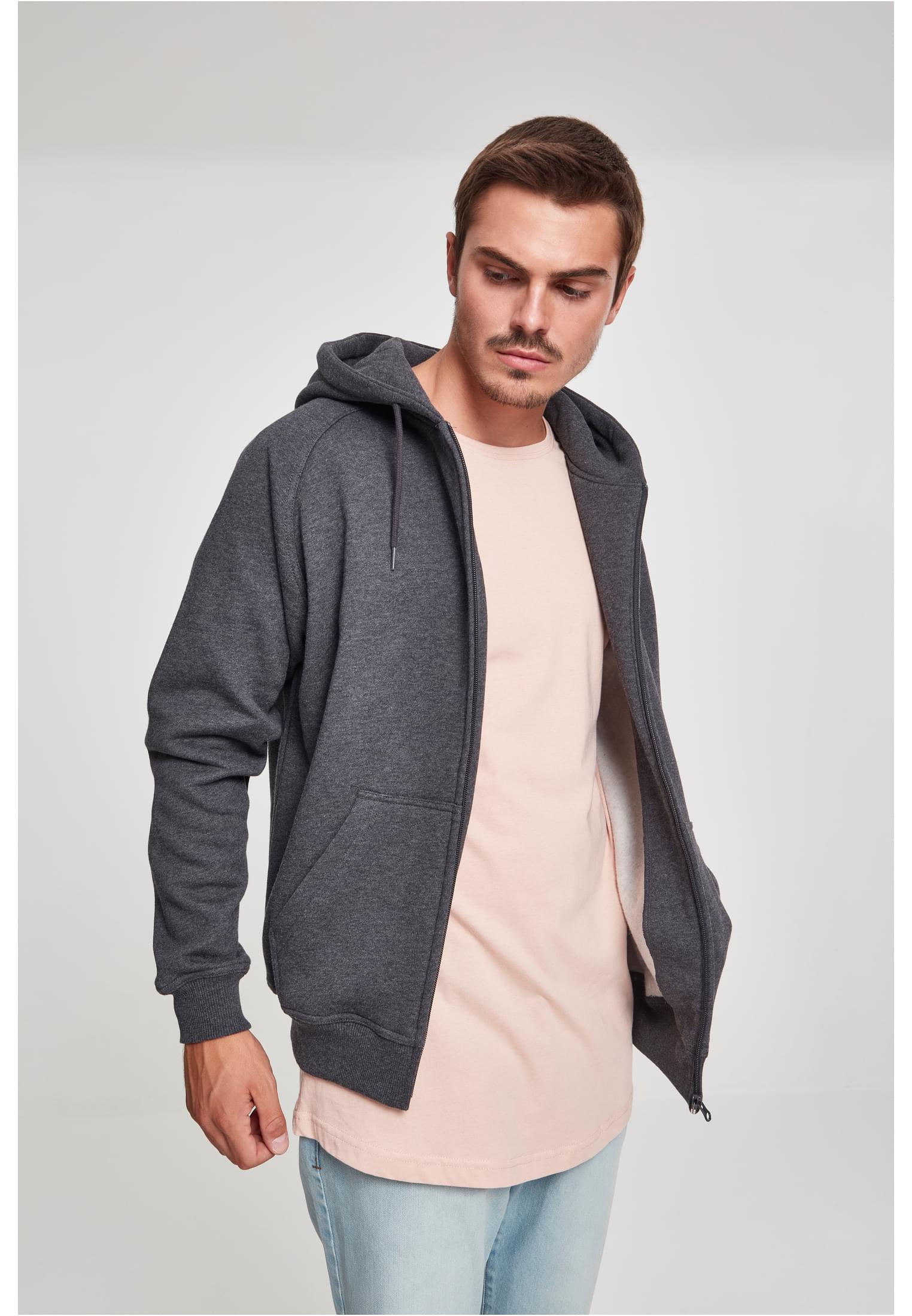 Men's Zip-up Hoodie - Gray