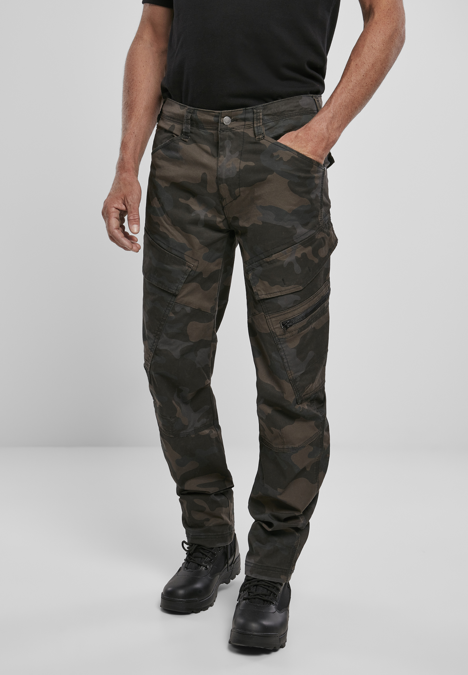 Adven Slim Fit Cargo Pantaloni Darkcamo