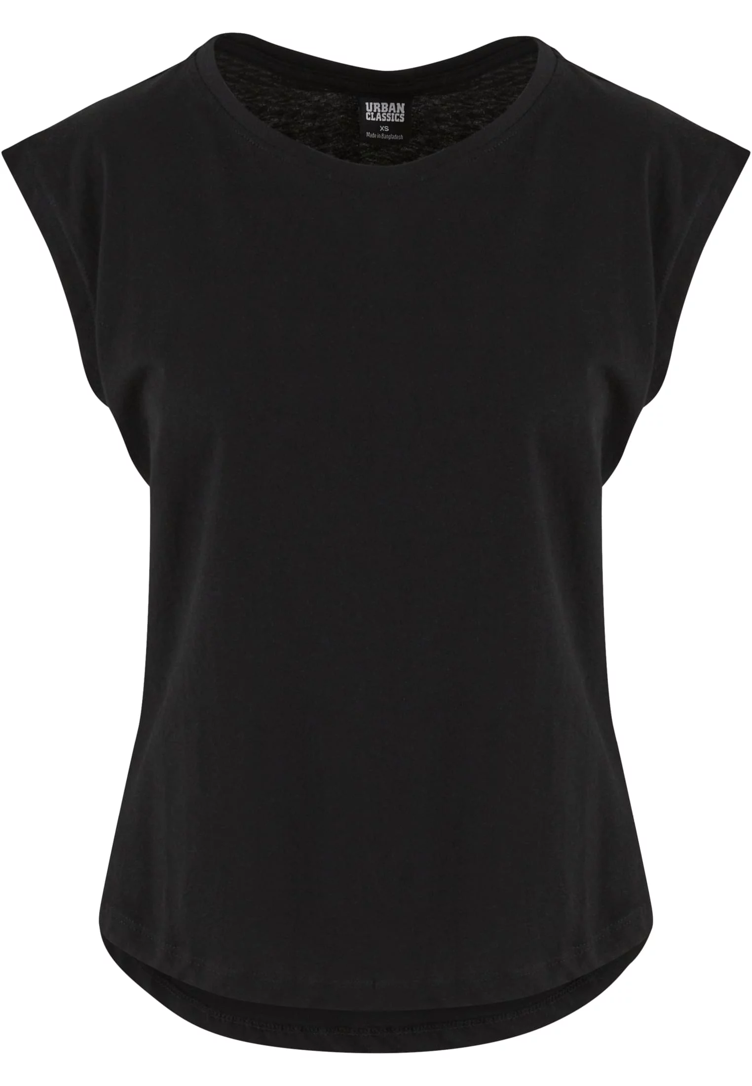 Womens Basic Shaped T-shirt in black