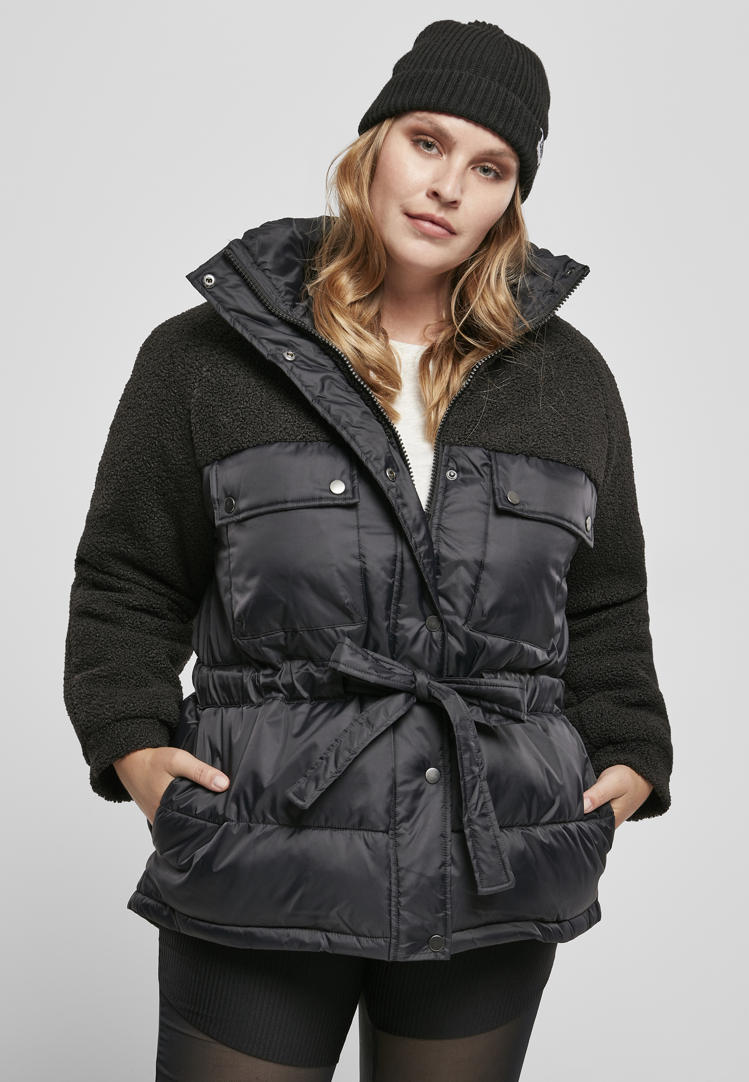 Geaca dama Urban Classics Sherpa