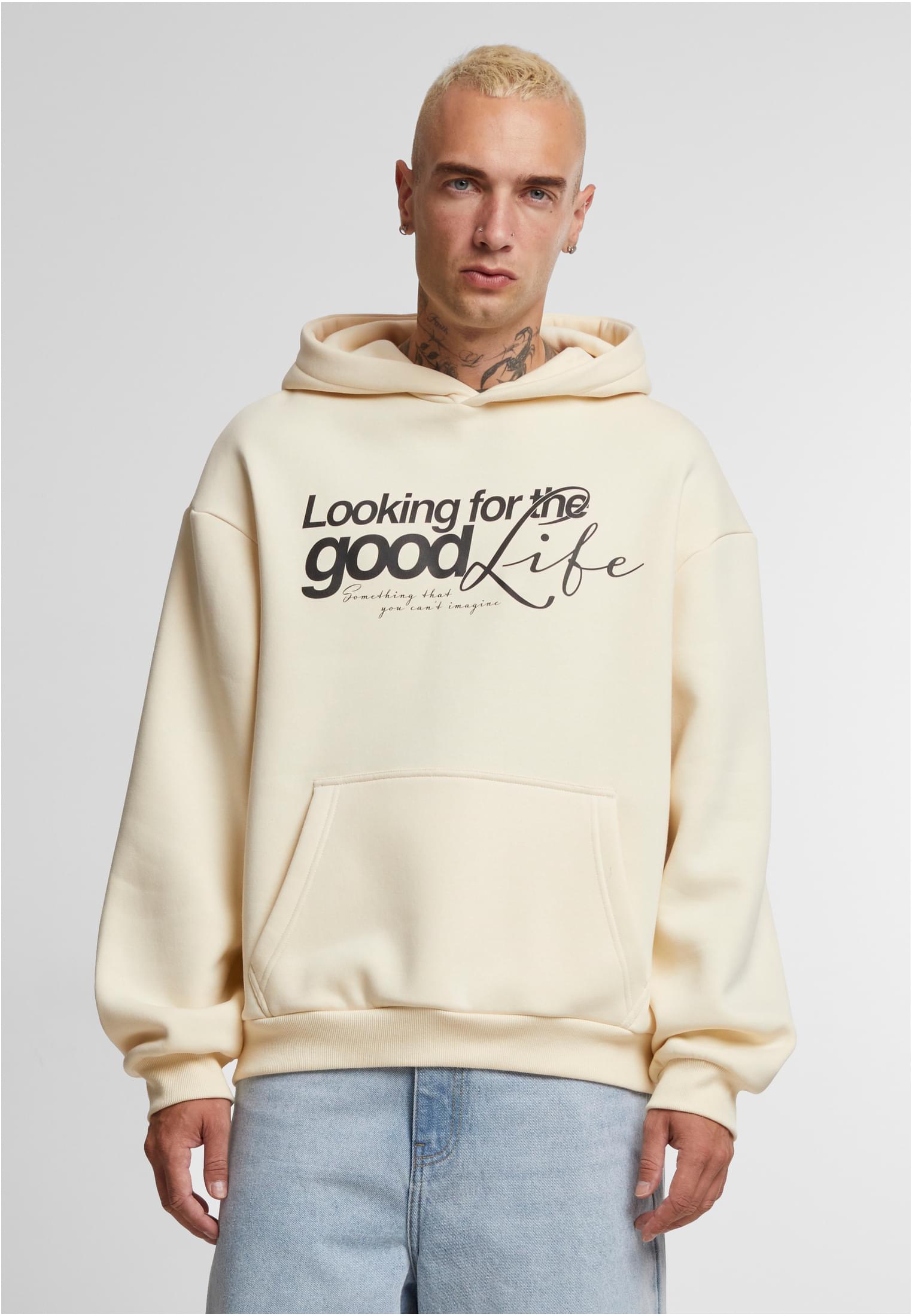 Men&#039;s hoodie For The Good cream