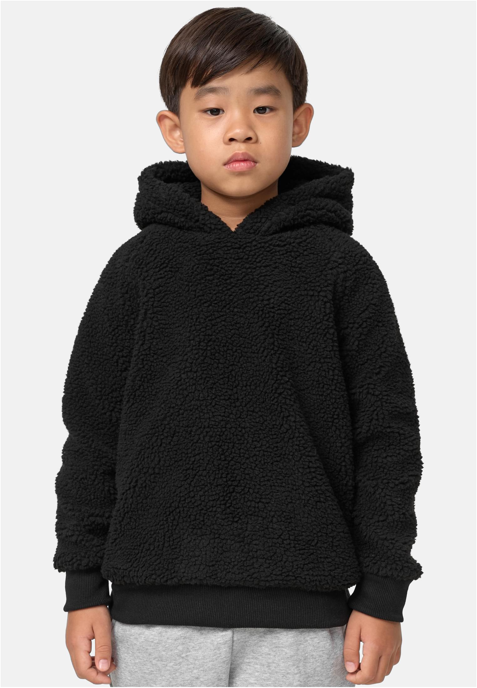 Boys&#039; Sherpa Hoody Black