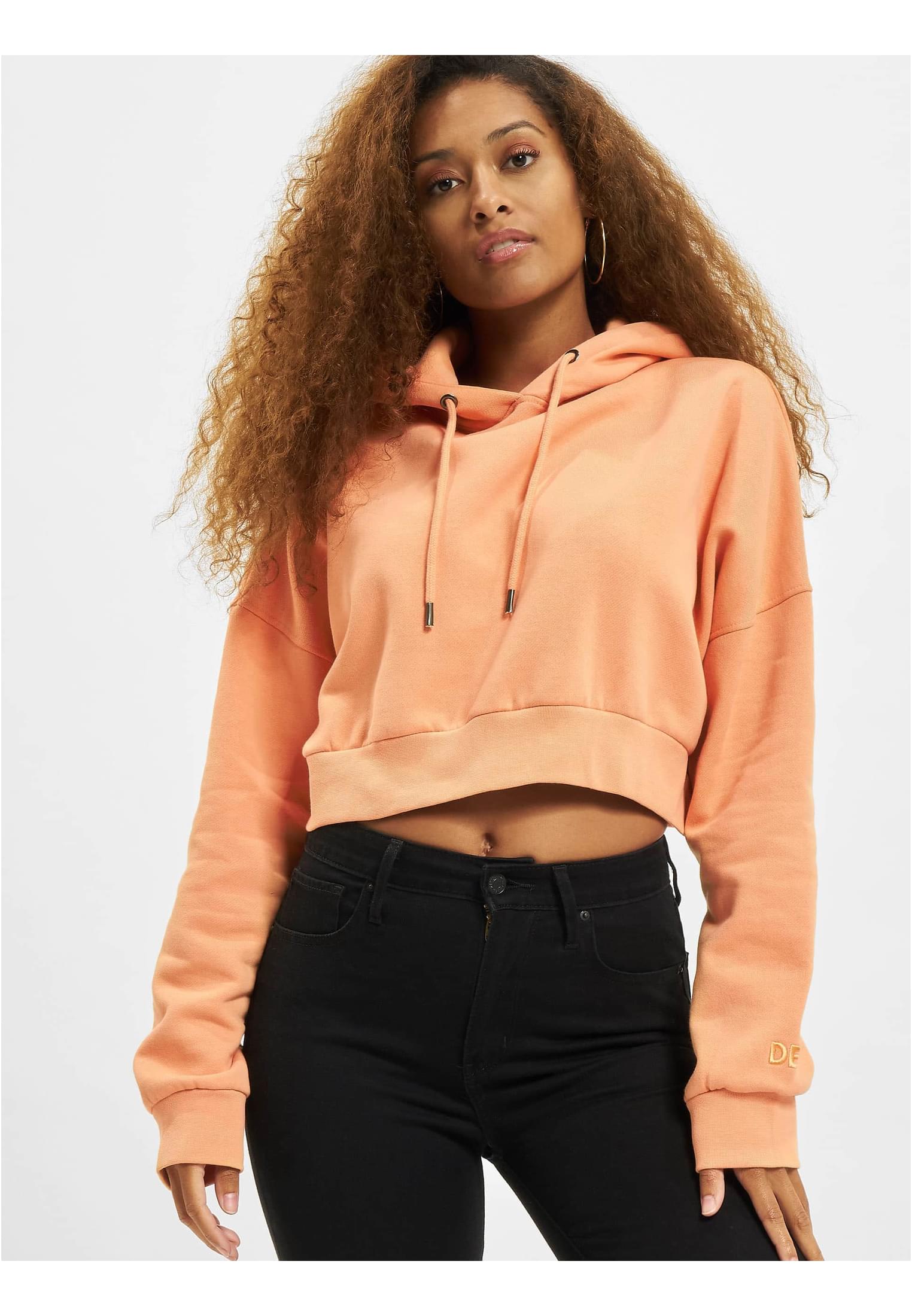 Cropped Hooded Coral