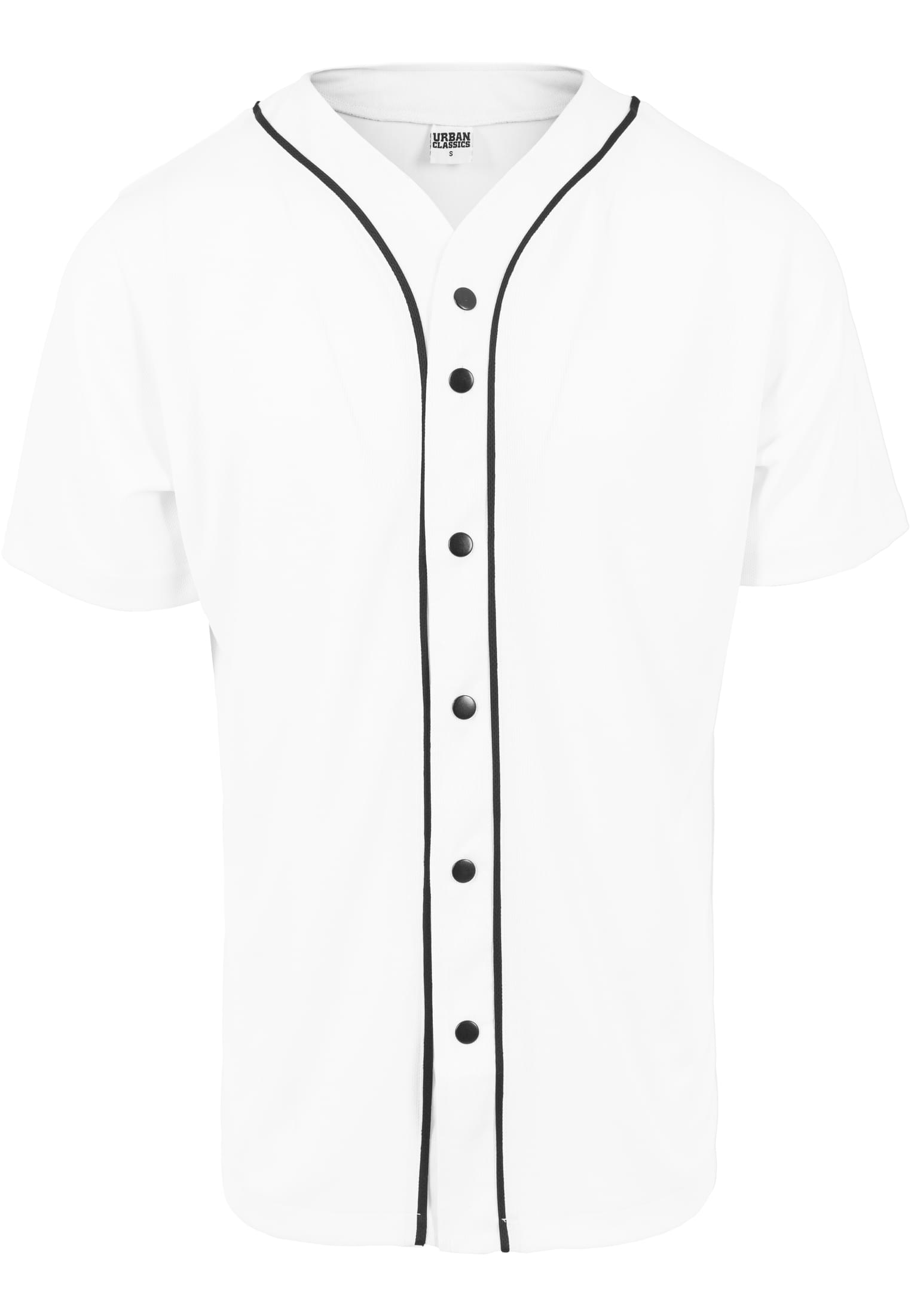 Baseball Mesh Jersey Wht/blk