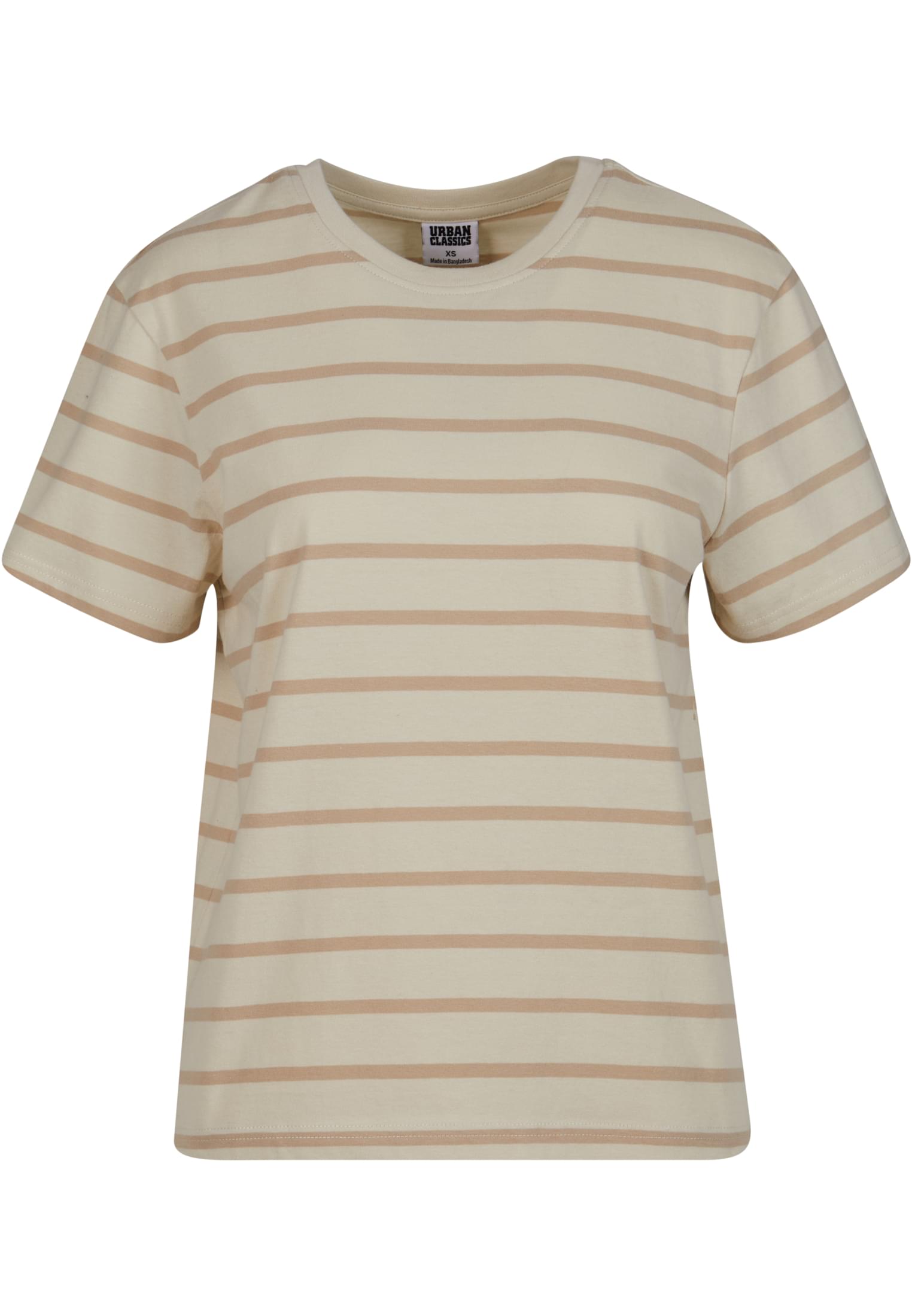 Women&#039;s Striped T-Shirt Box Beige