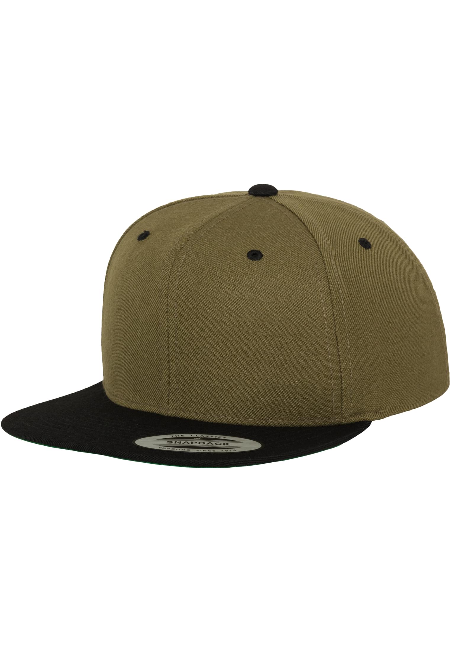 Classic Snapback Cap Black/Olive