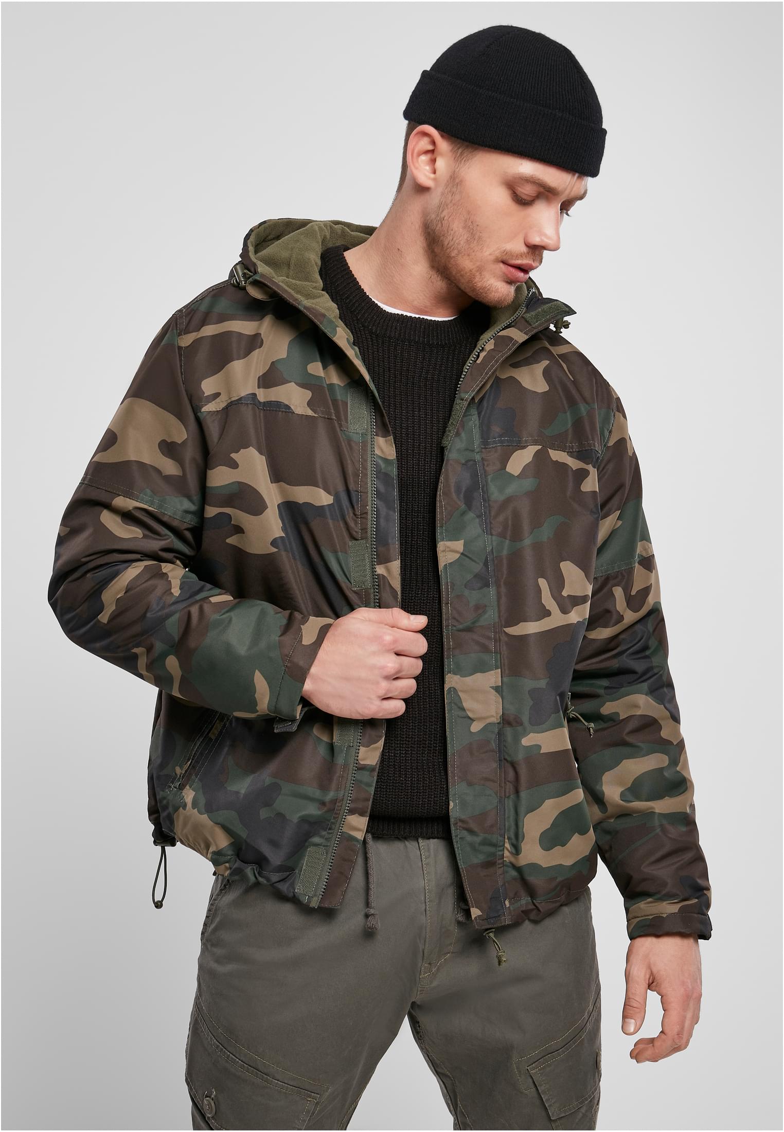 Windbreaker Frontzip Woodland