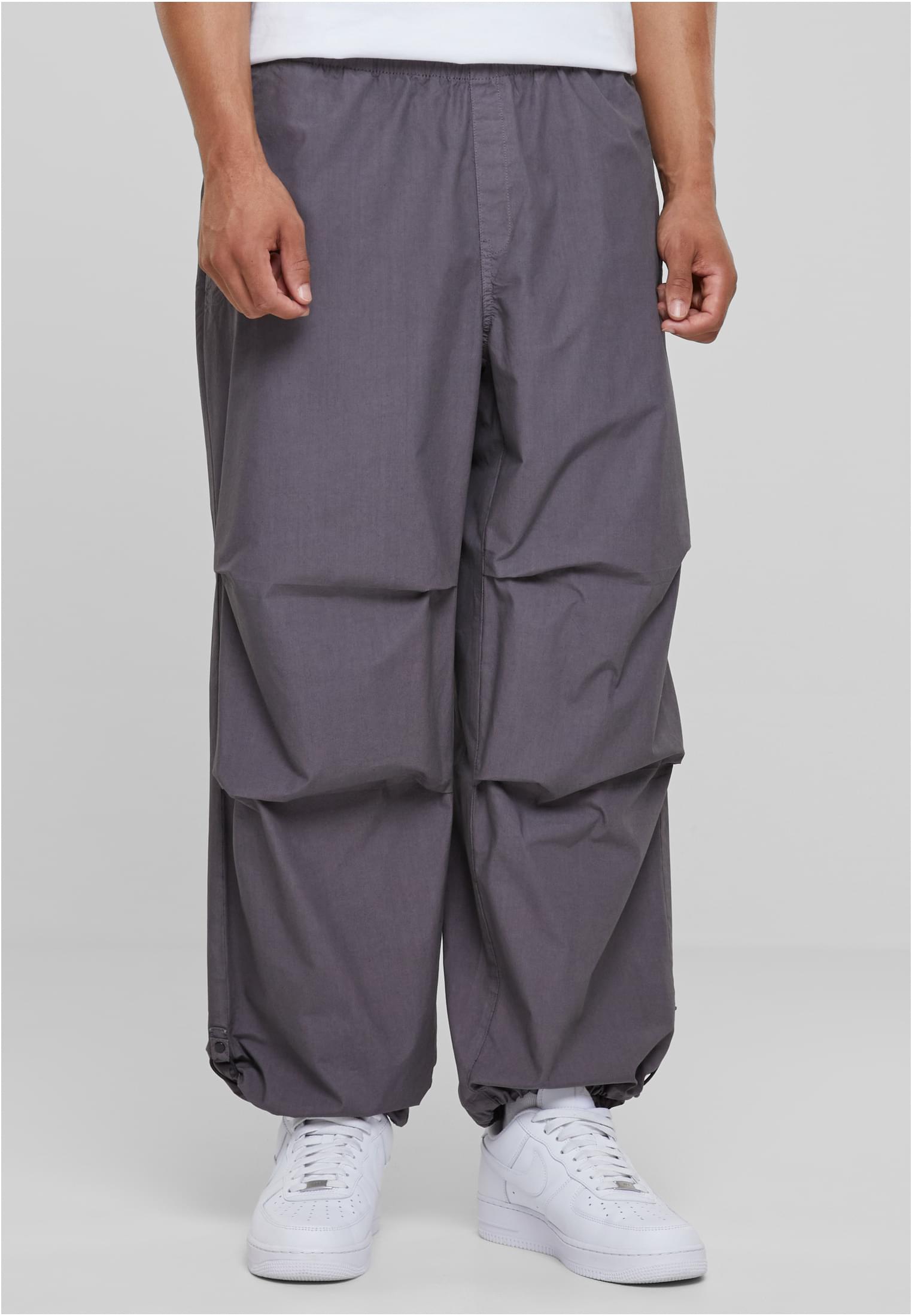 Men&#039;s trousers Popline Parachute dark grey