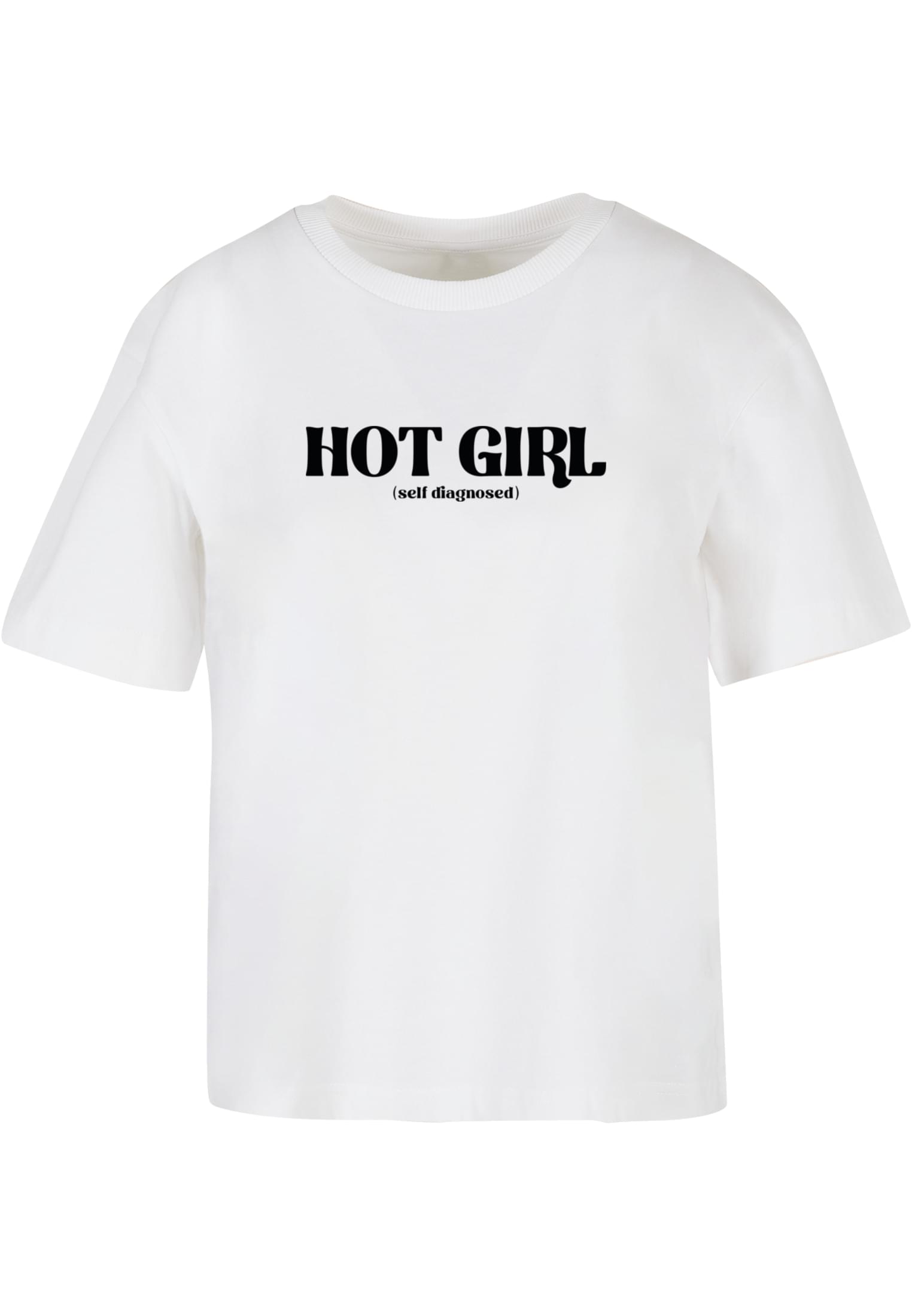 Women's Hot Girl Diagnosis T-shirt White