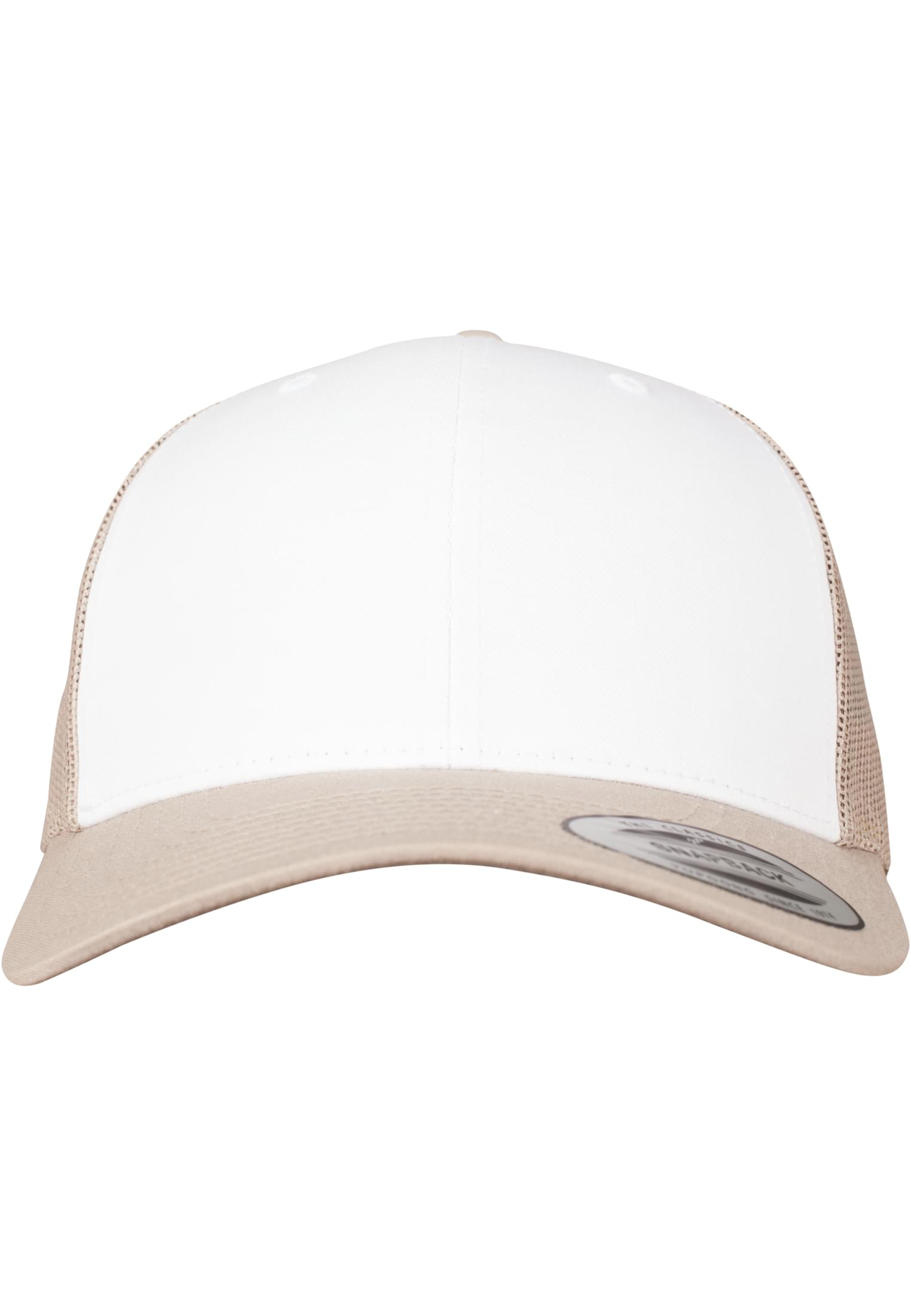 Retro Trucker Colorful front khaki/white/khaki