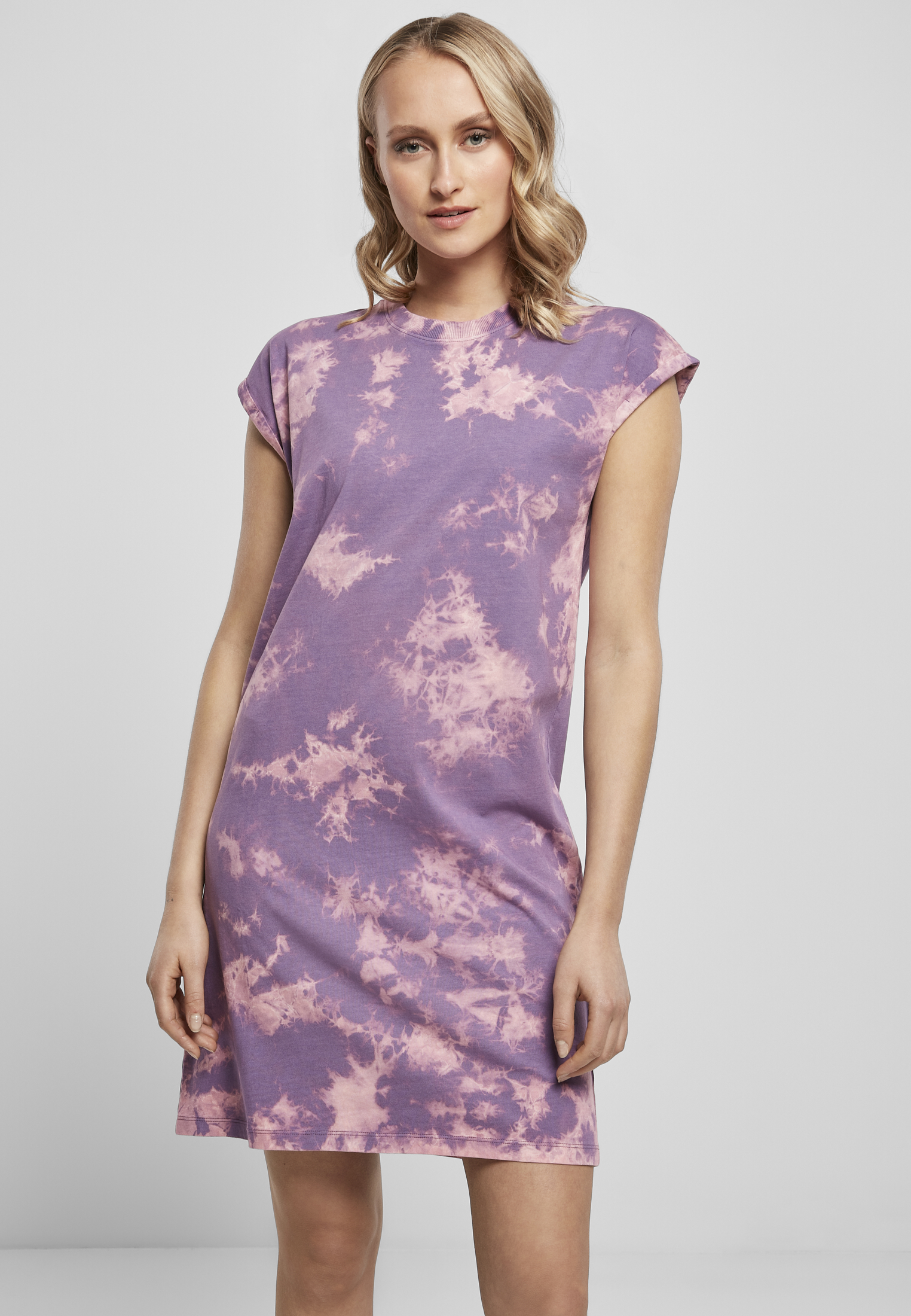 Women's Bleached Dress Gray-purple