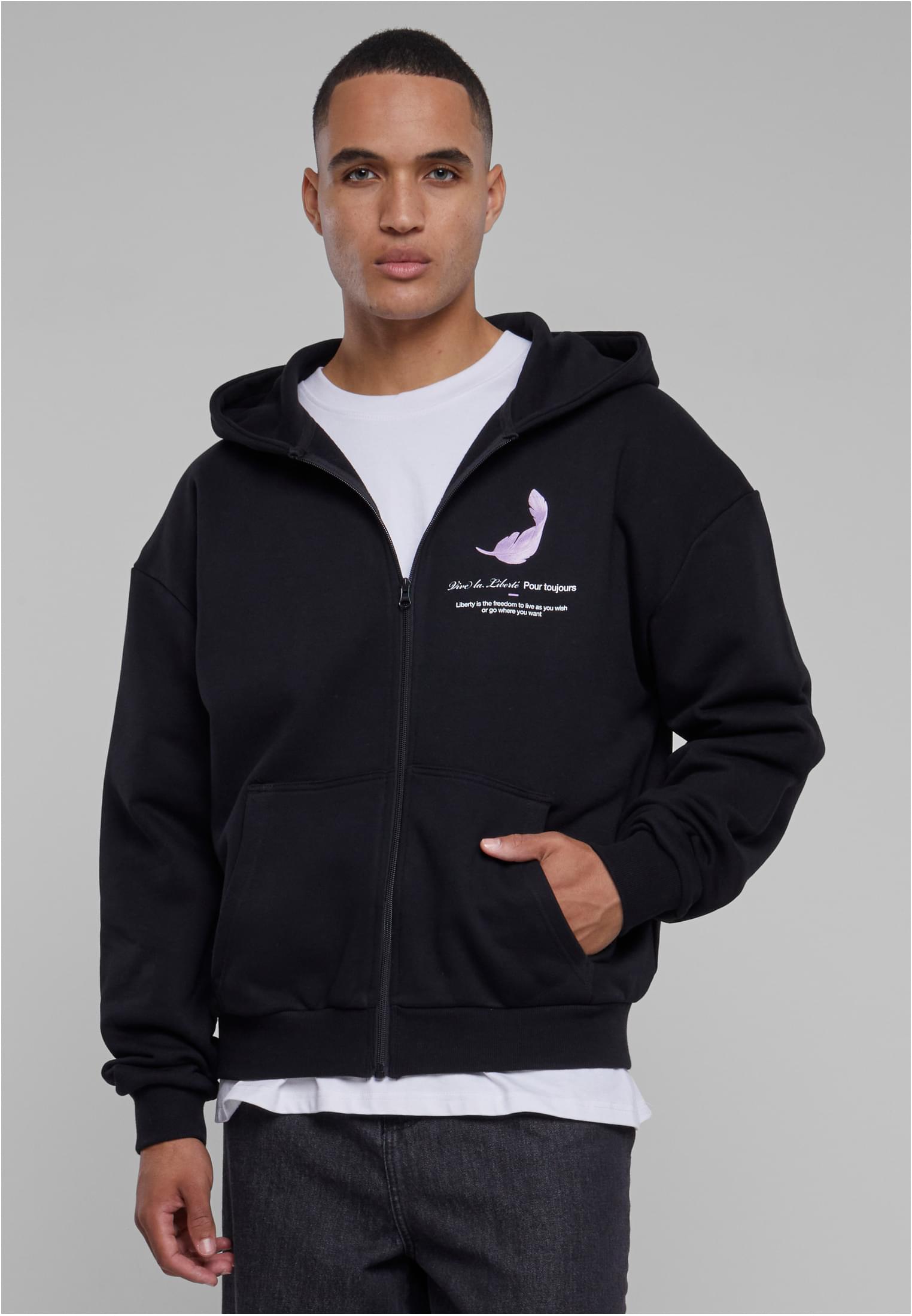 Men&#039;s sweatshirt Vive La Liberte Heavy Oversize black
