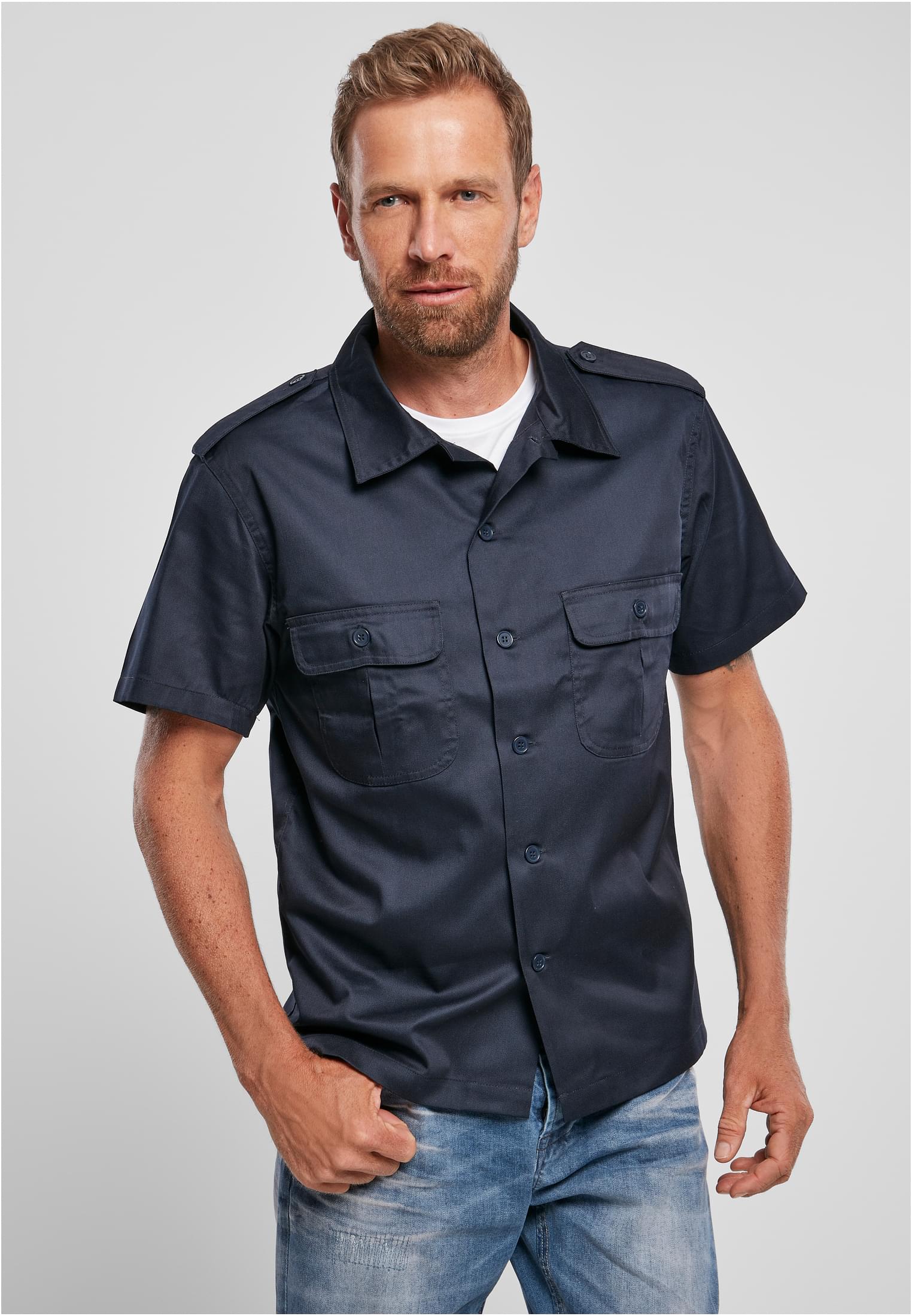 Short Sleeves US Shirt Navy