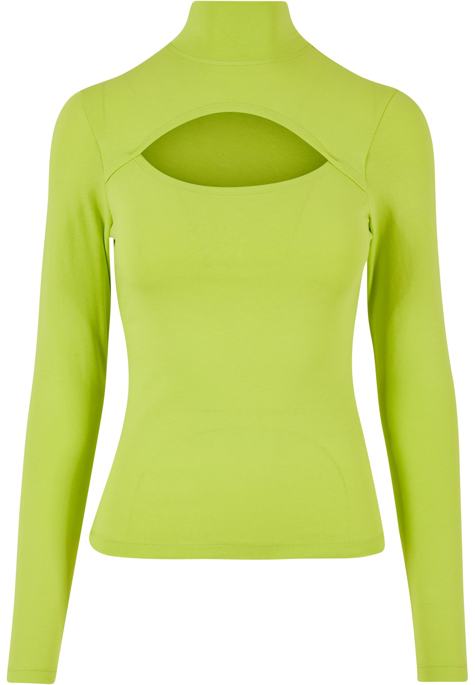 Womens turtleneck with long sleeves - yellow
