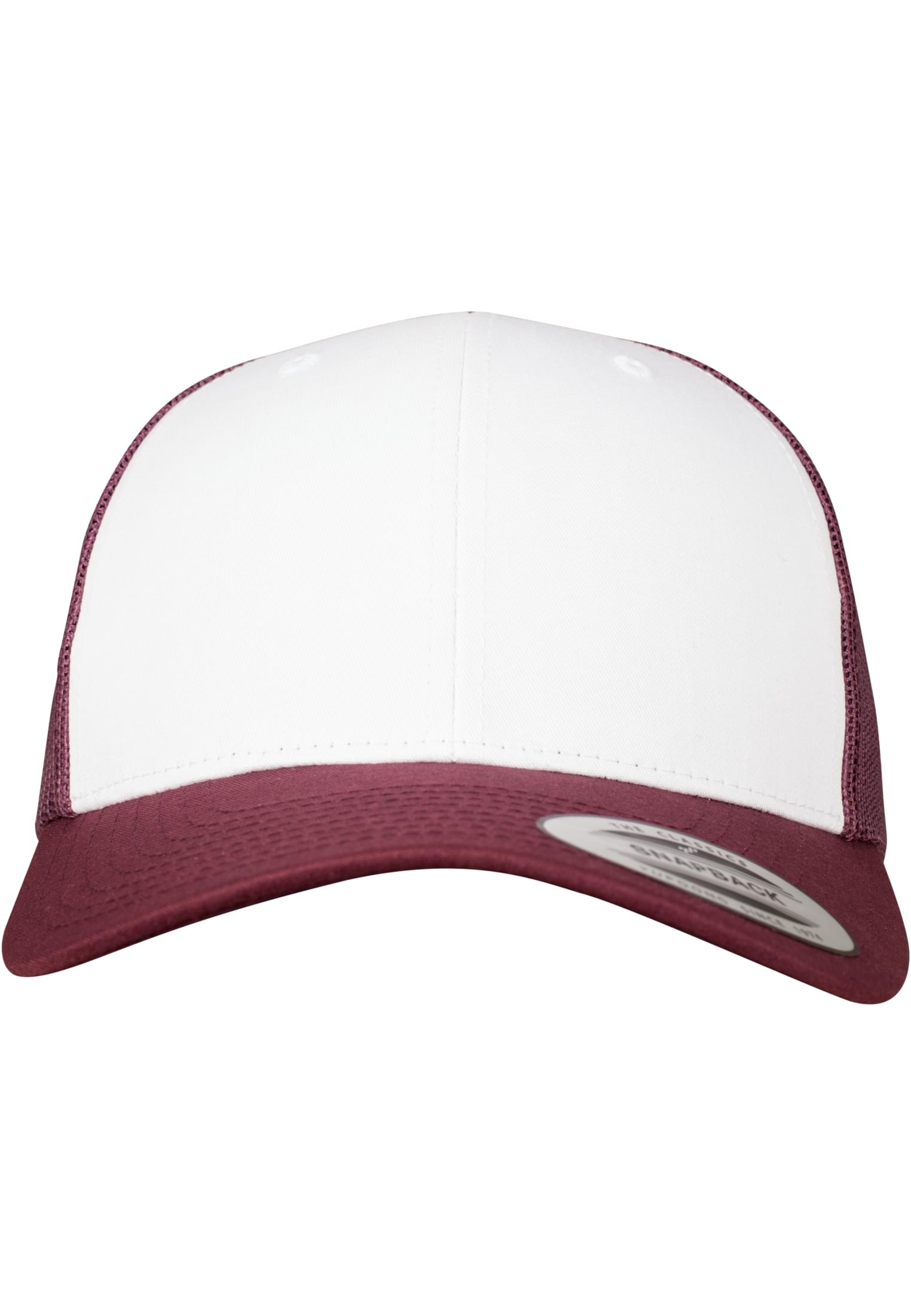 Retro Trucker Colorful Front Maroon/White/Chestnut