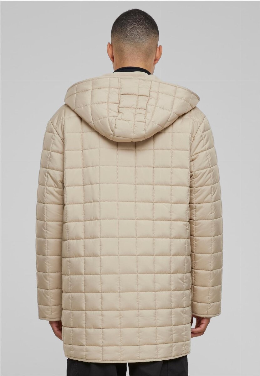 Men's parka with Polar Fleece lining beige