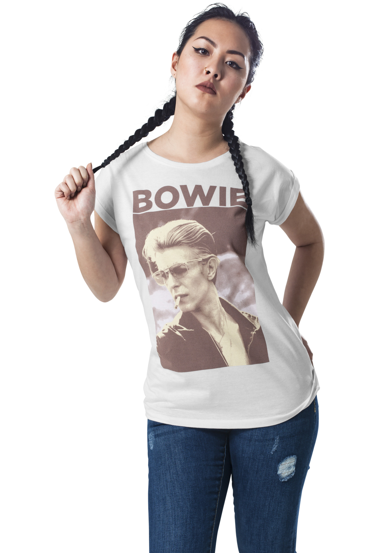 Women&#039;s T-shirt David Bowie white