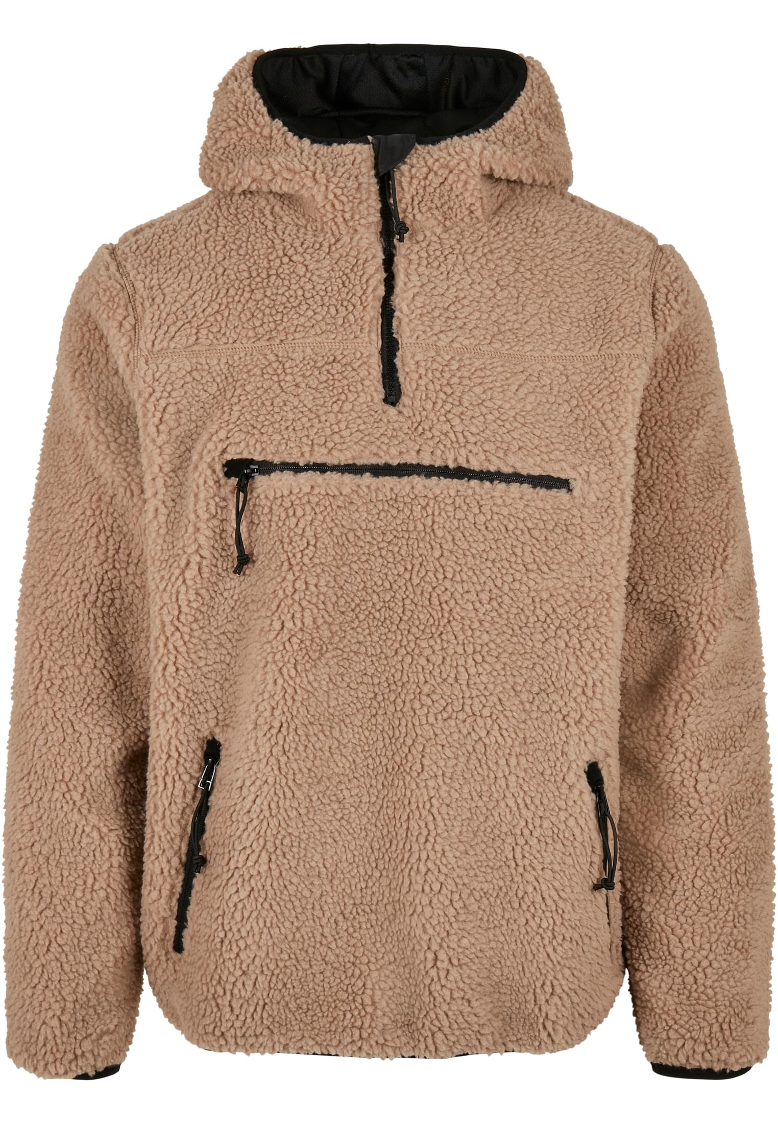 Teddyfleece Worker Pullover Jacket camel