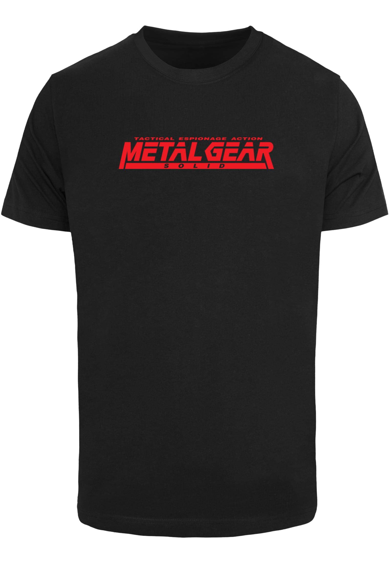 Men's T-shirt With Metal Gear Solid Logo Black