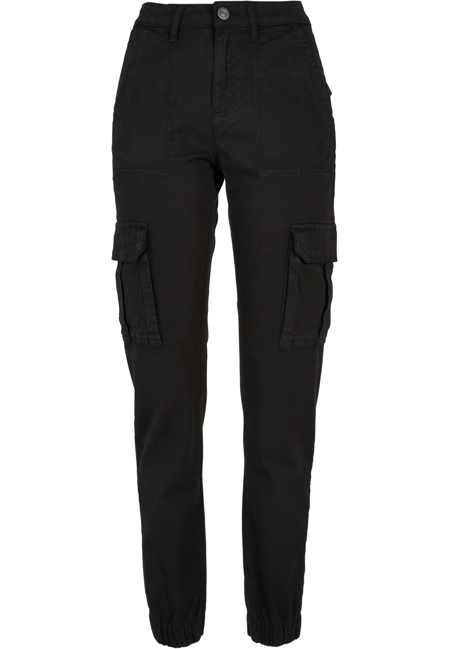 Women&#039;s utility trousers made of cotton twill black