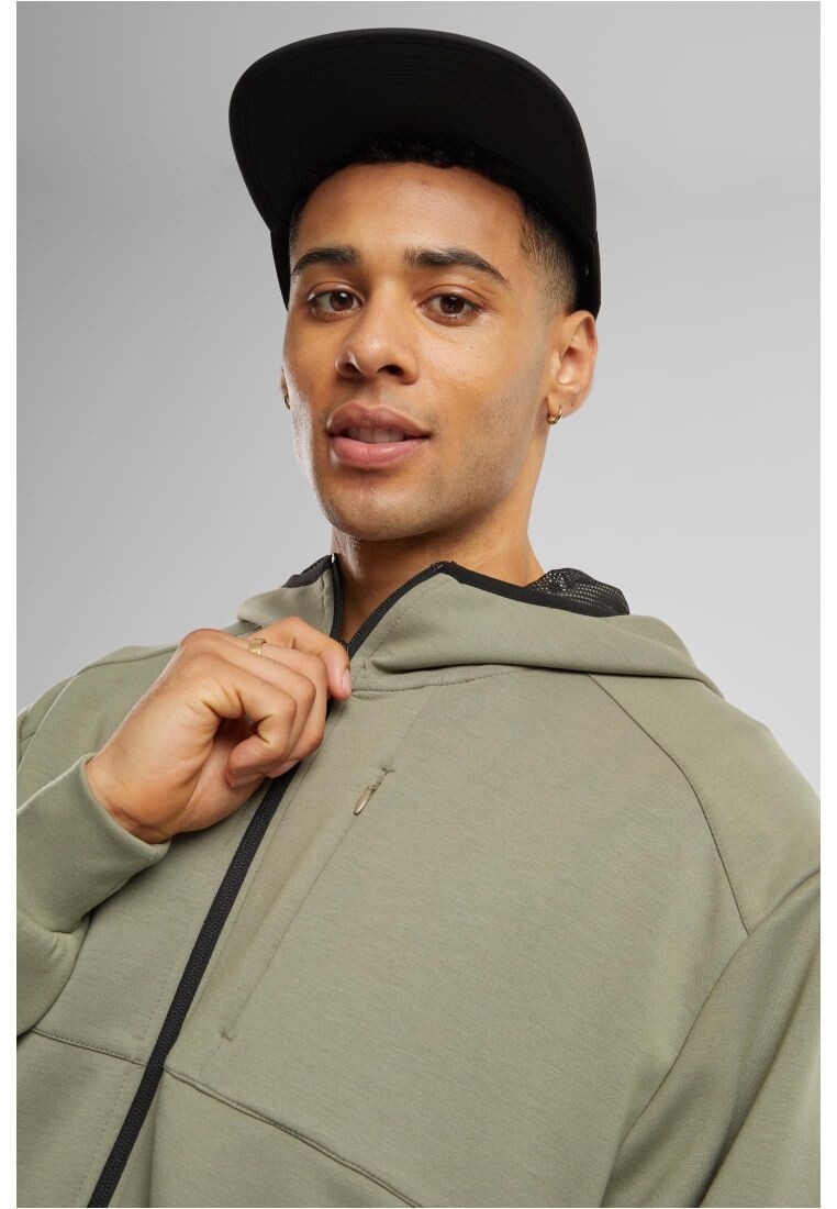 Scuba Zip Pocket Hoody palegreen