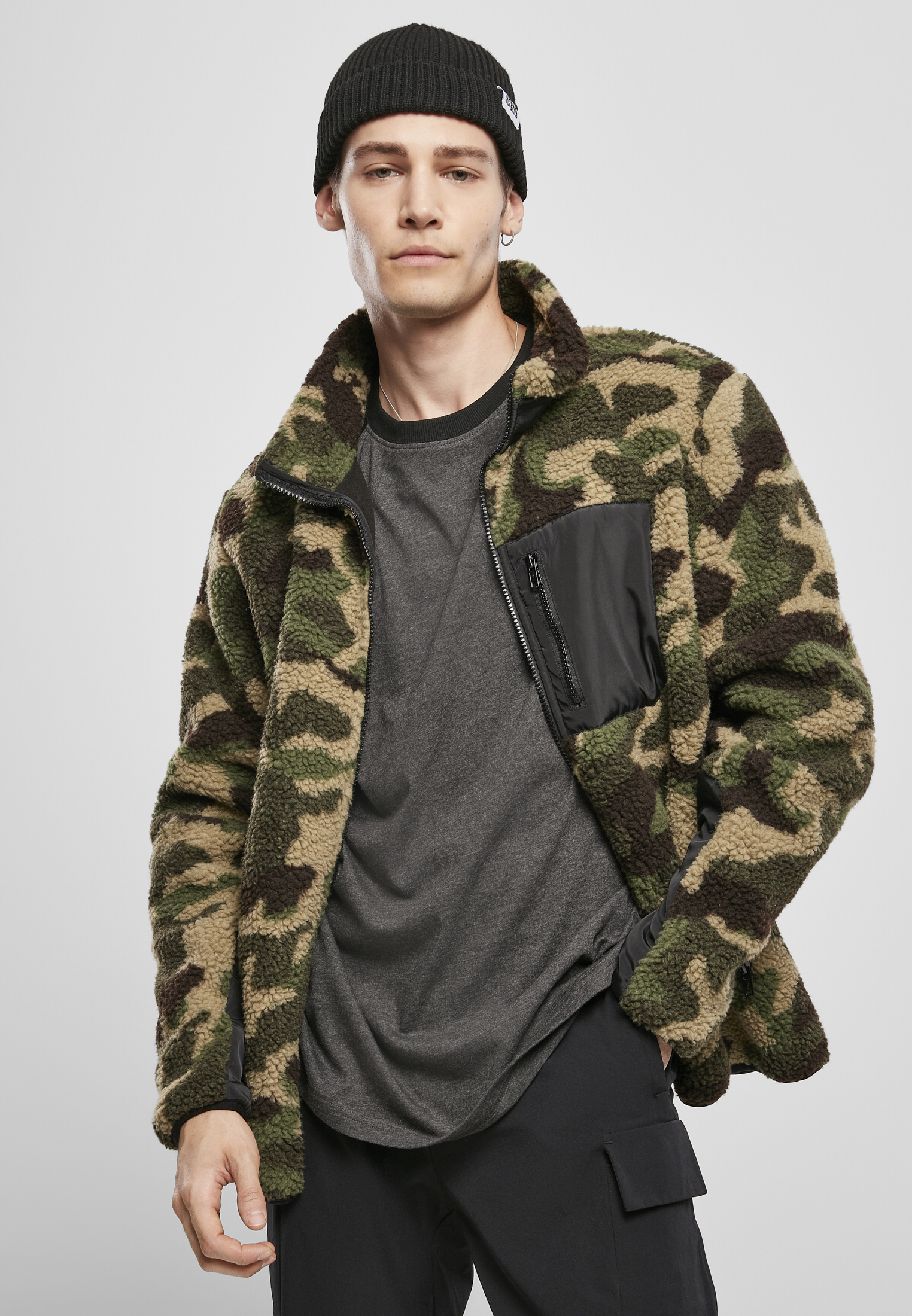 Sherpa Jacket Wooden Camouflage