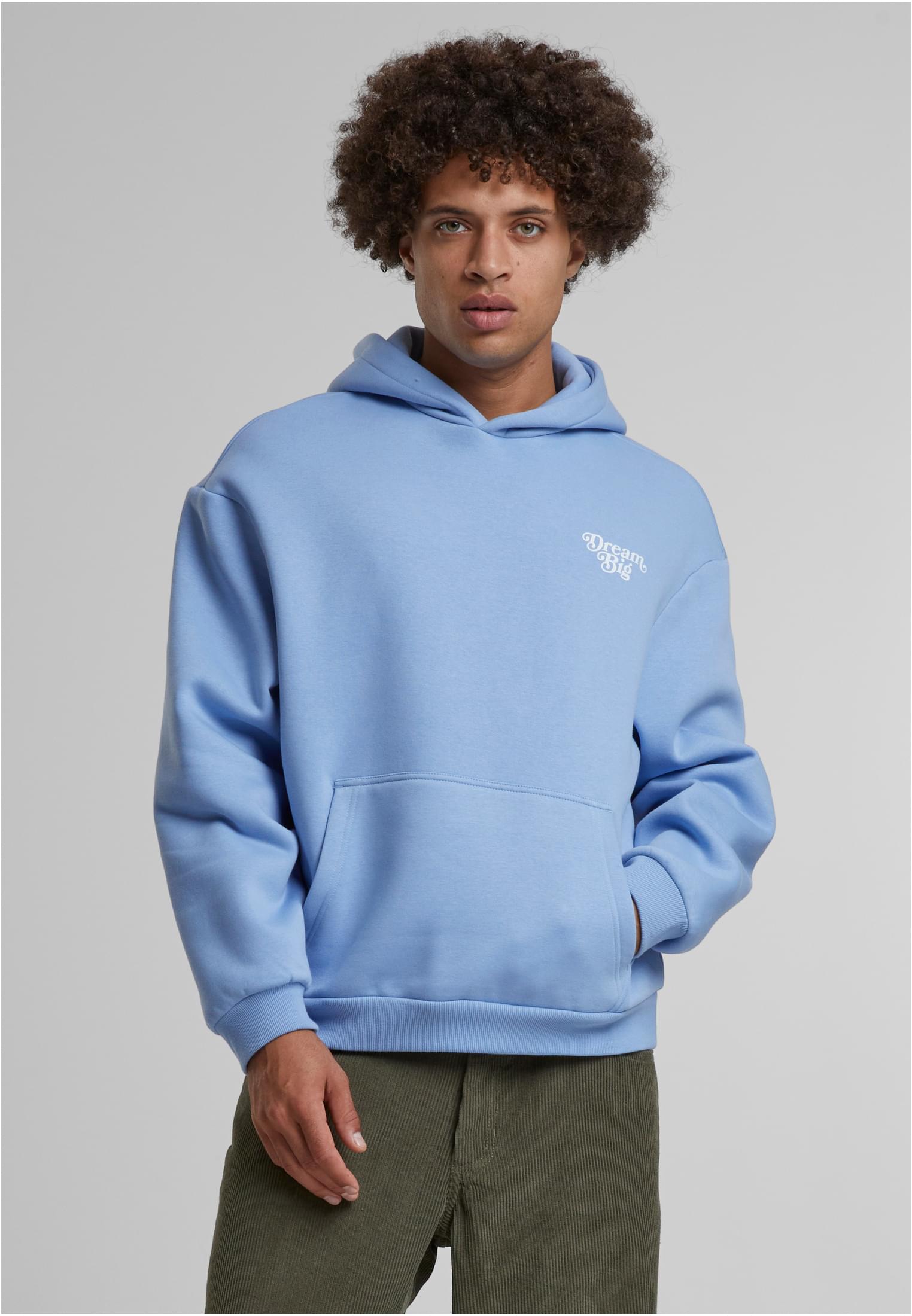 Men&#039;s sweatshirt Up And Beyond Fluffy Hoody light blue