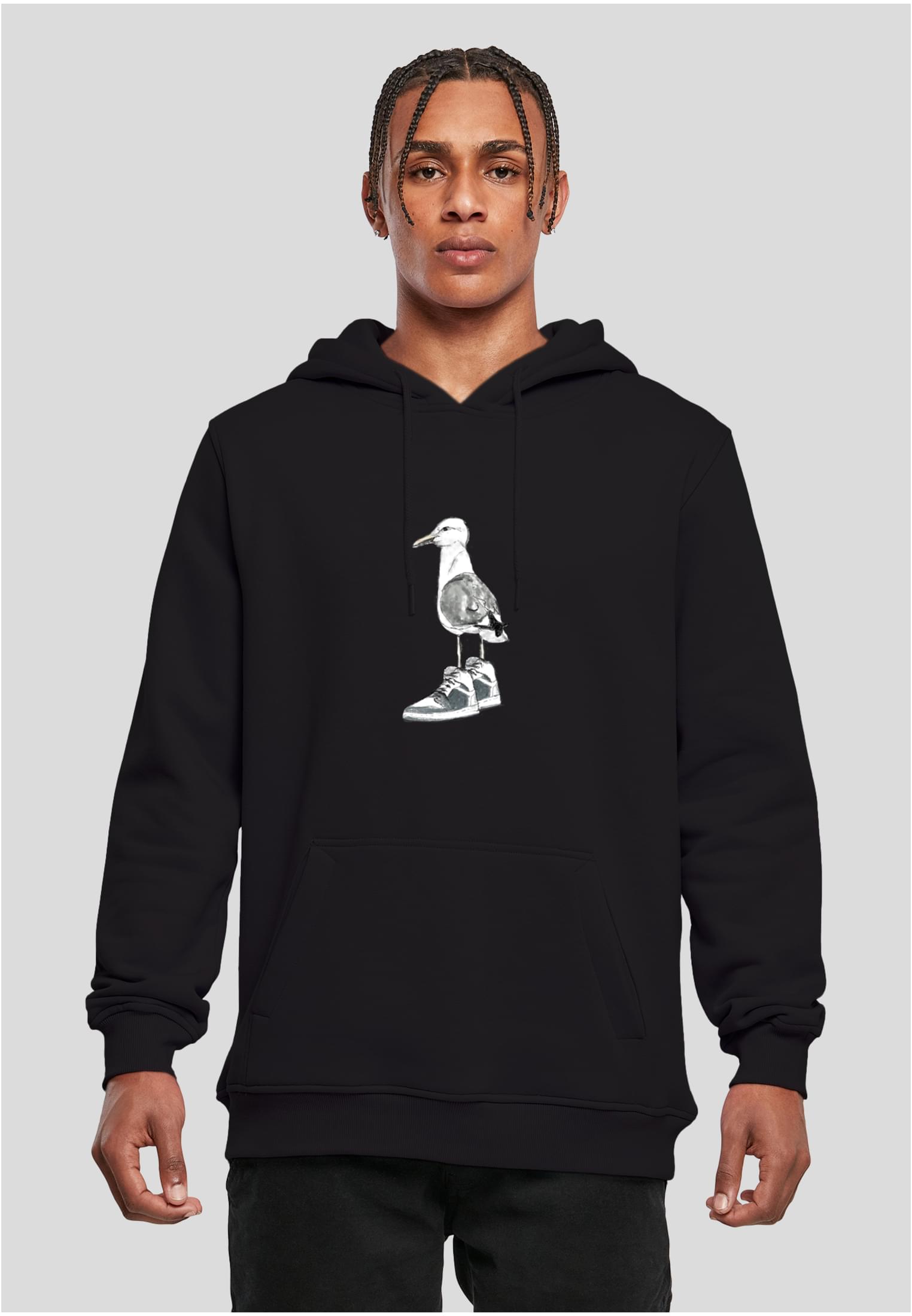 Men&#039;s Sneakers Seagull Hoody Black