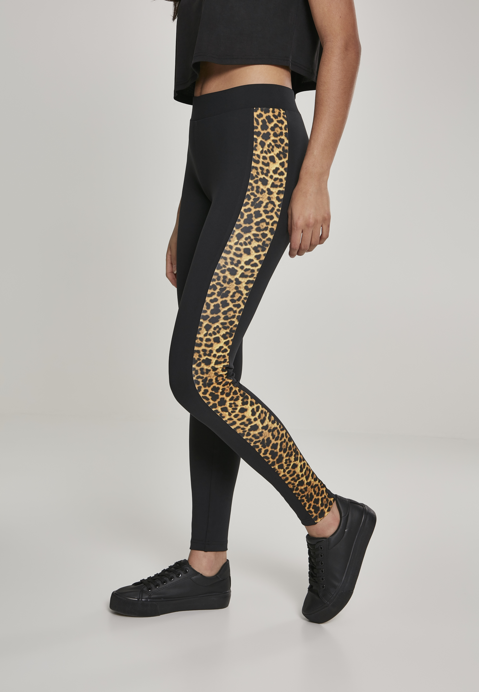 Doamnelor Side striped model Jamggings BLK / Leo