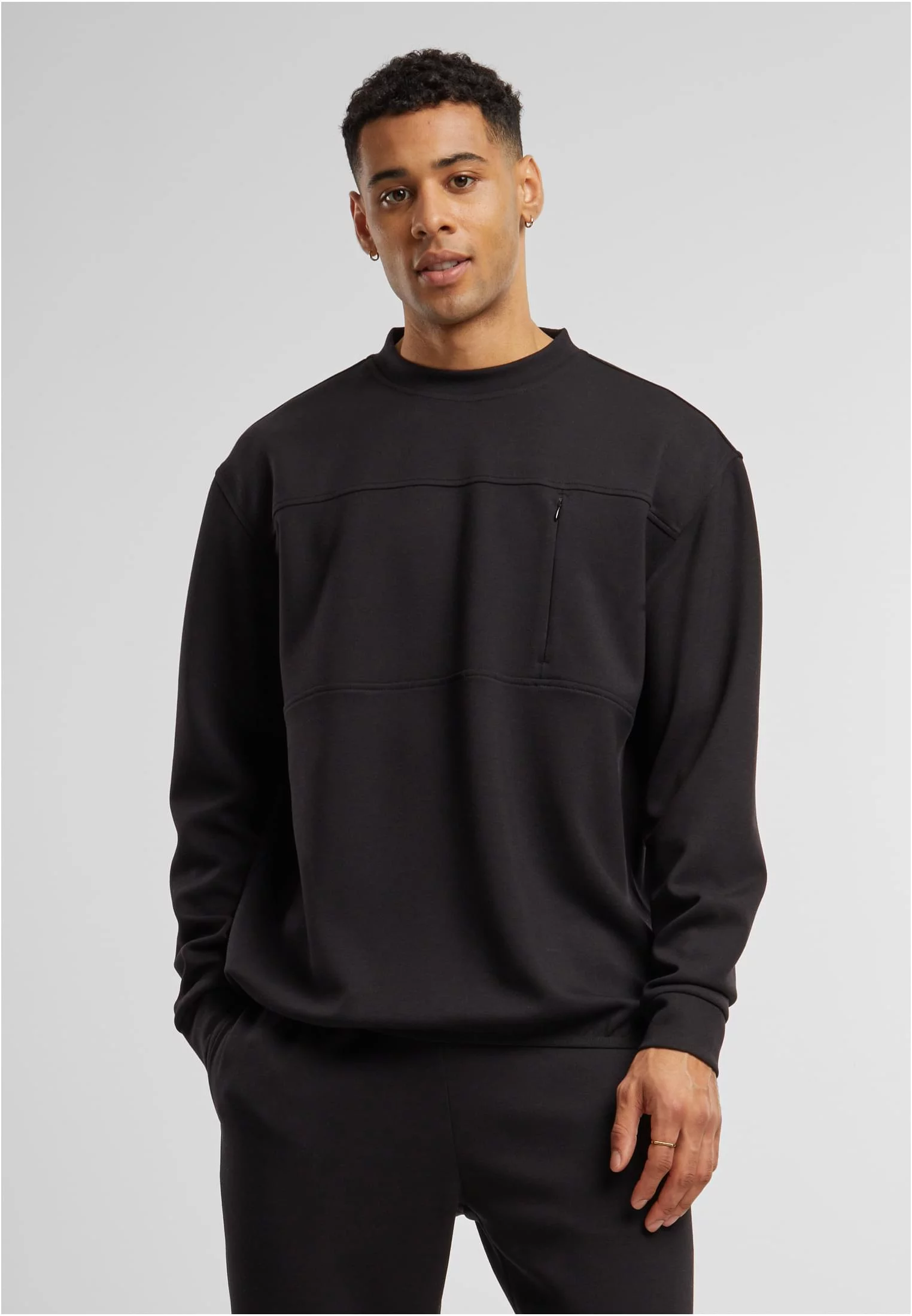 Čierna mikina Scuba Zip Pocket Crew