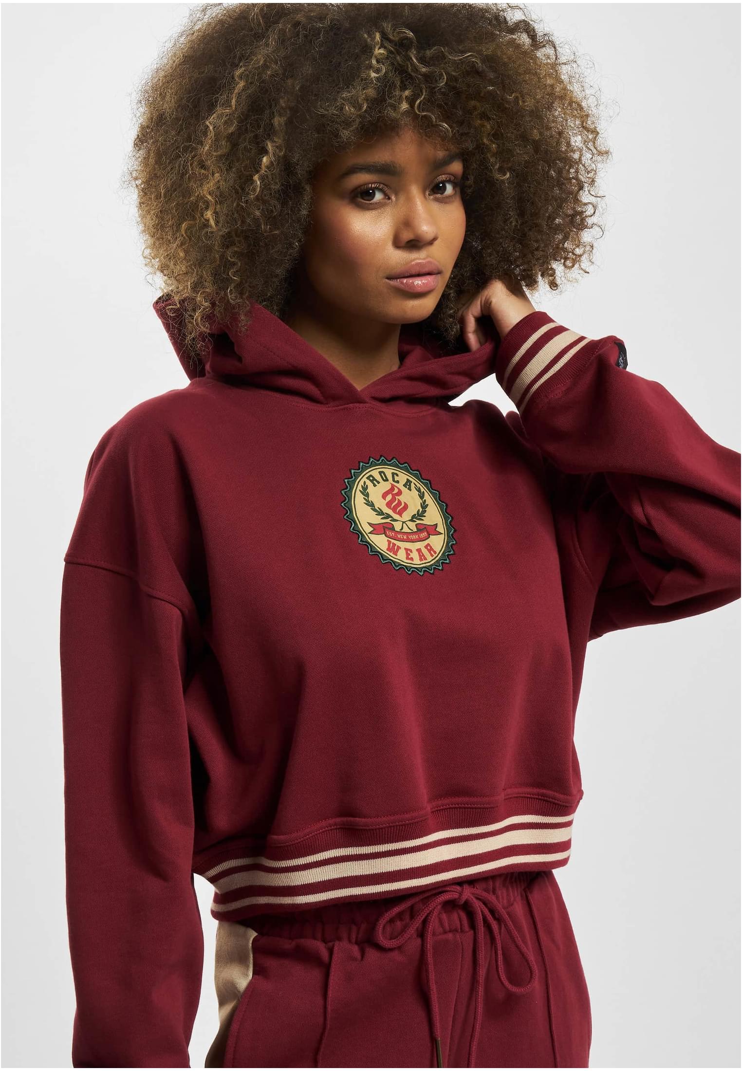 Women's Kansas Hoody Sweatshirt - Burgundy