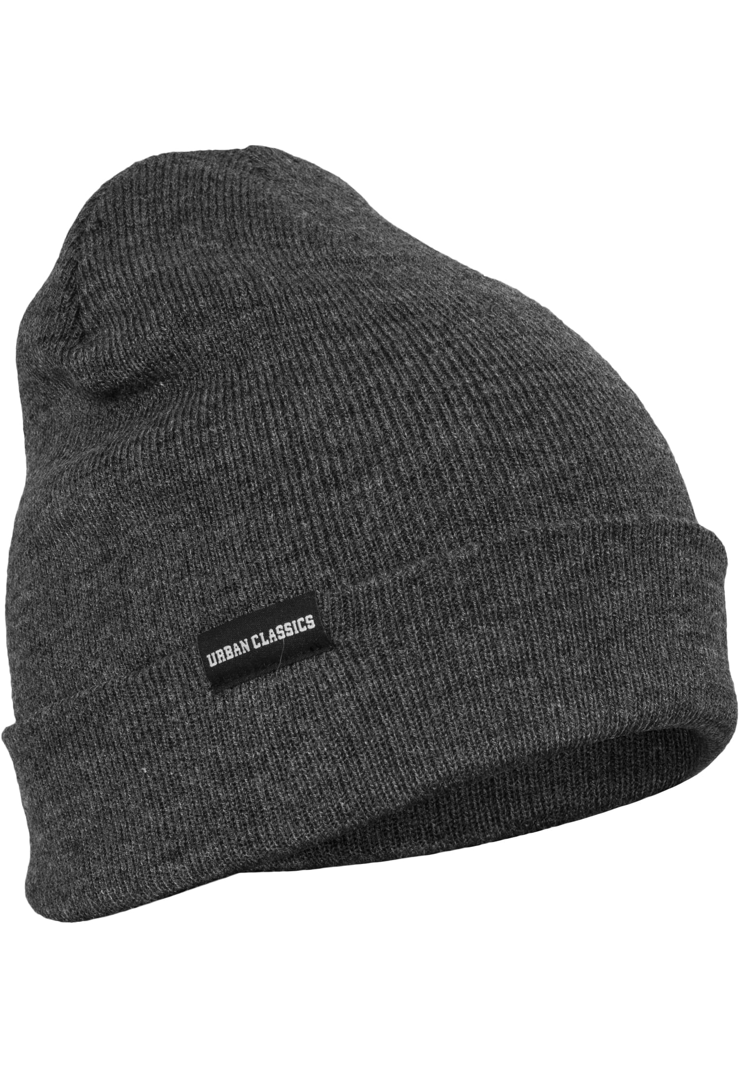 Čepice Basic Flap Beanie - tmavě šedá