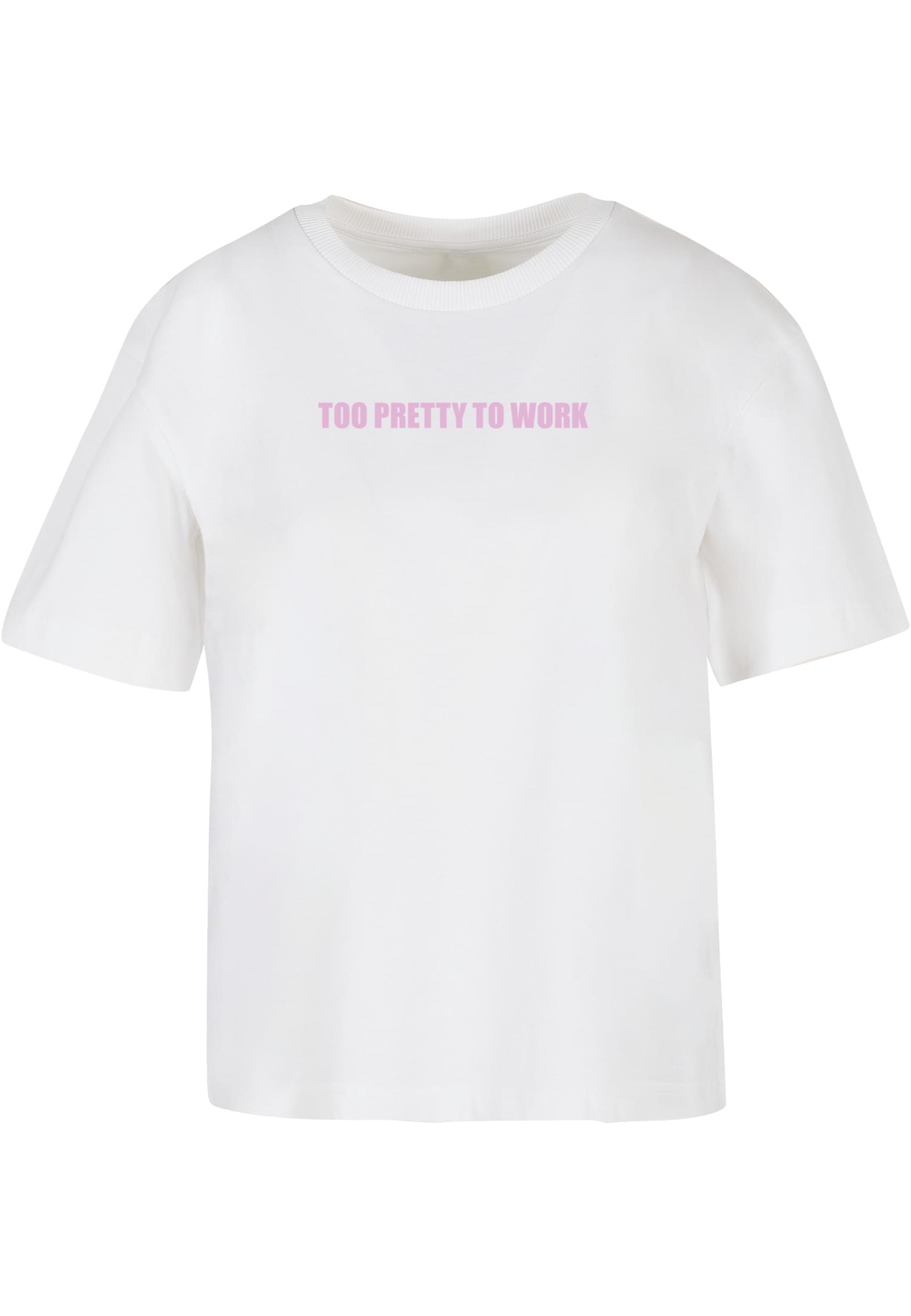 Women's T-shirt Too Pretty white