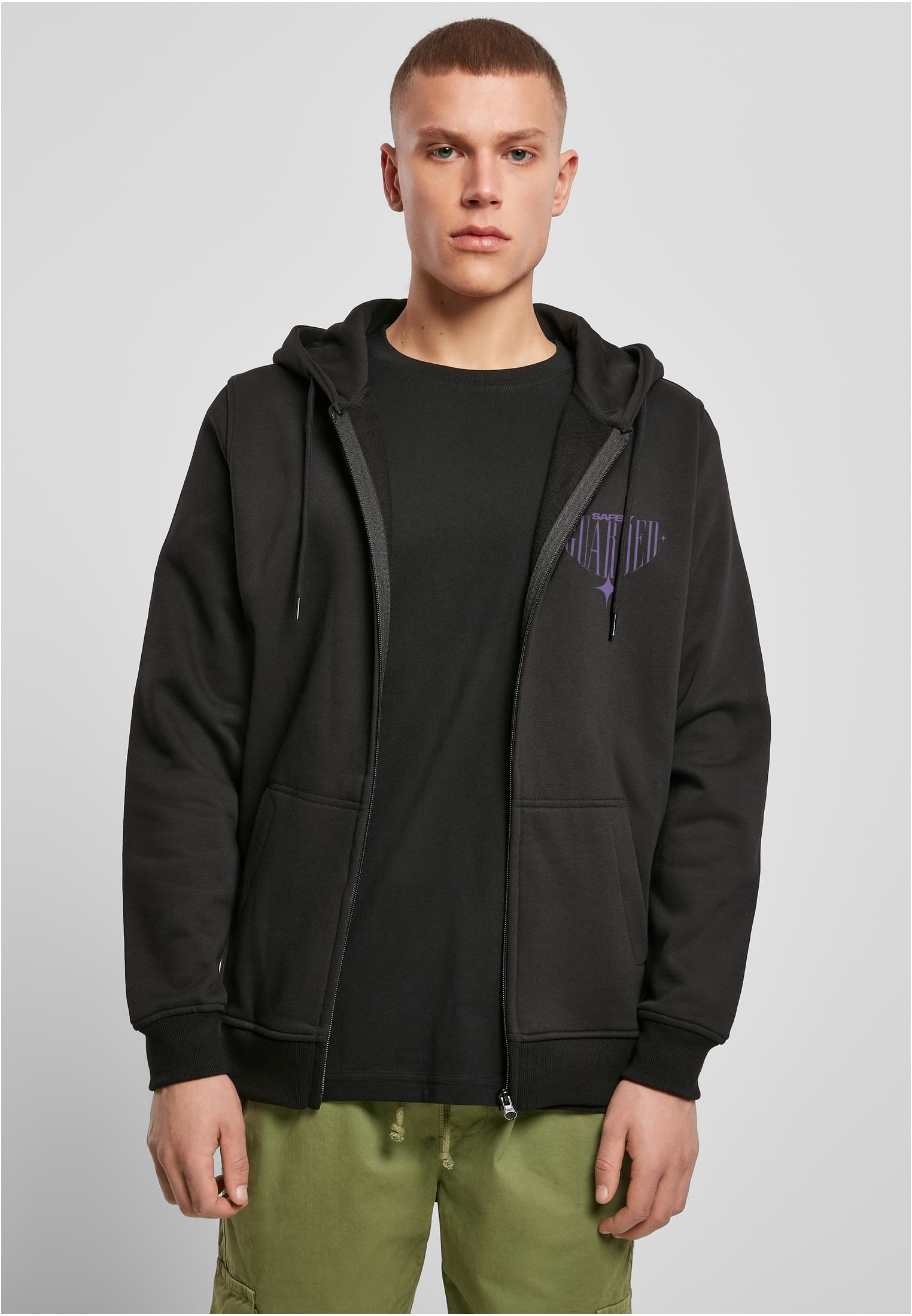Men&#039;s Safely Guarded Heavy Zip Hoody black