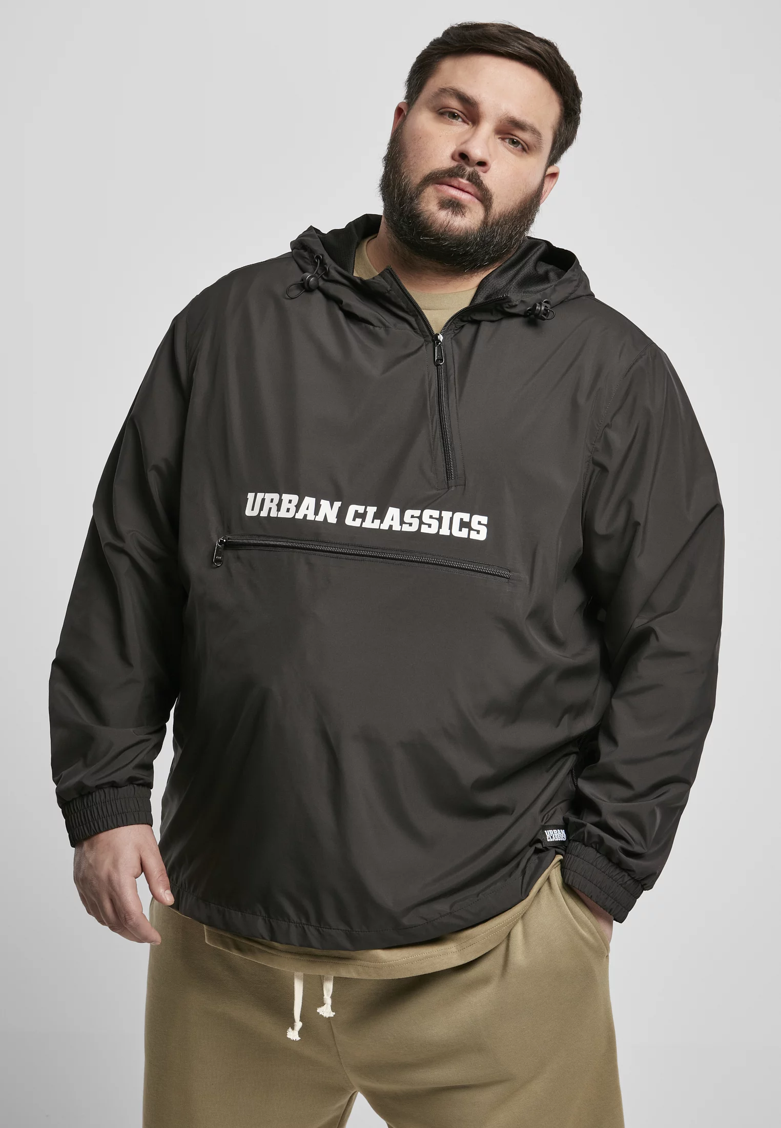 Navetist Trageți peste Jacheta negru