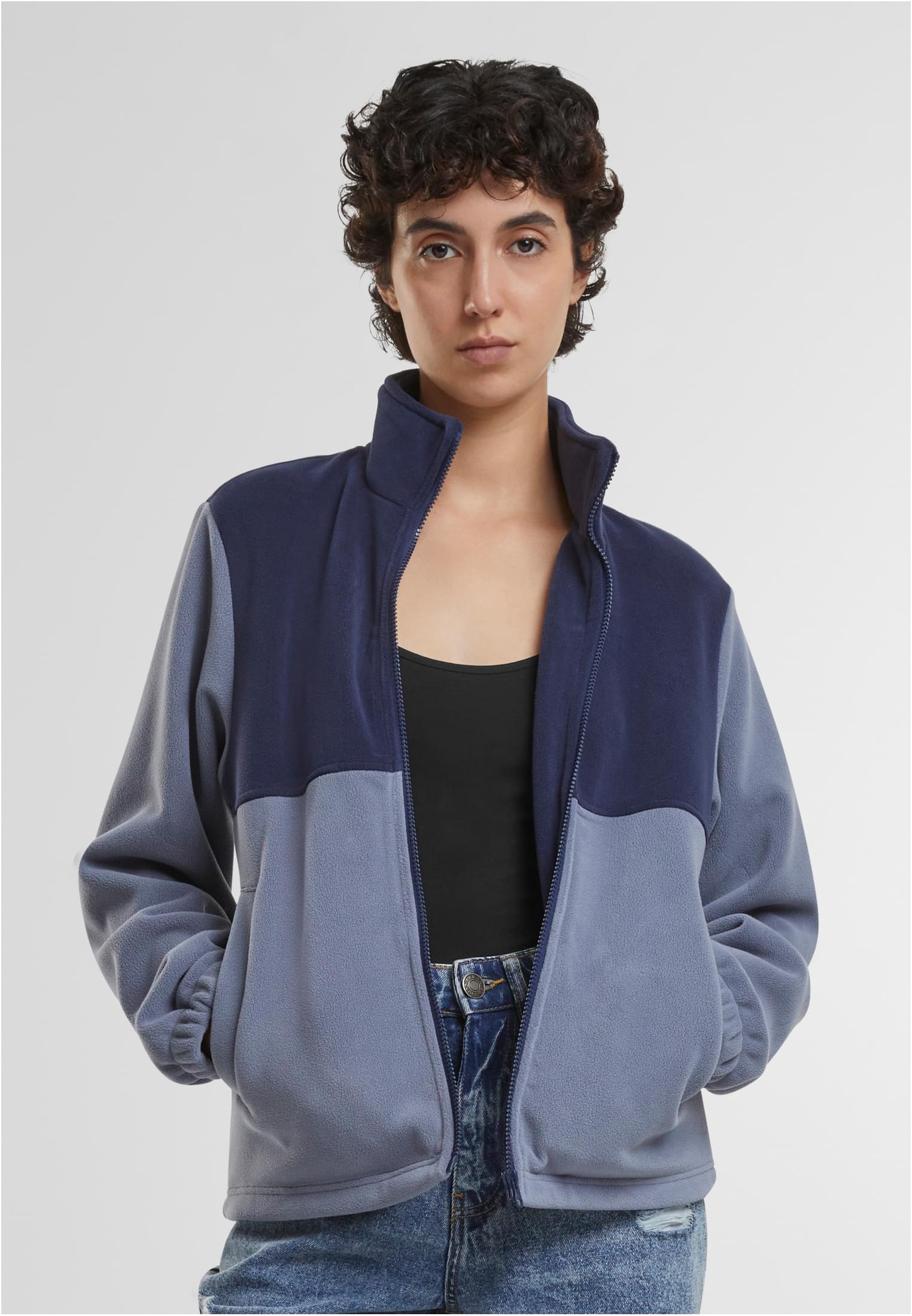 Women&#039;s Double Polarfleece Blue Sweatshirt