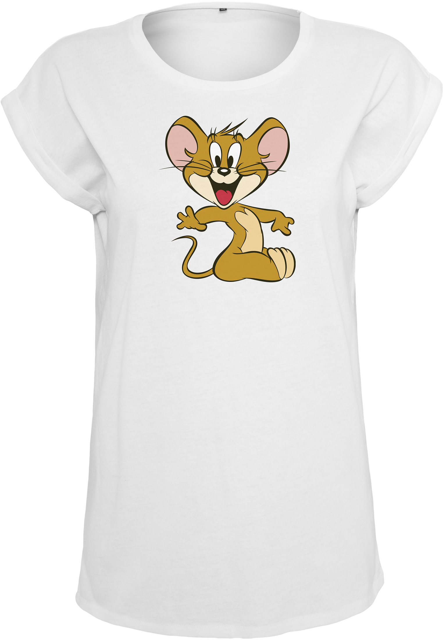 Doamnelor Tom & Jerry Mouse Tee alb