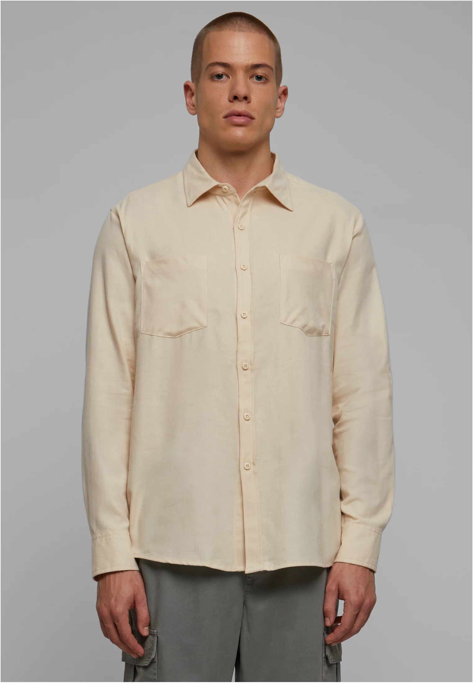 Flannel shirt sand/sand