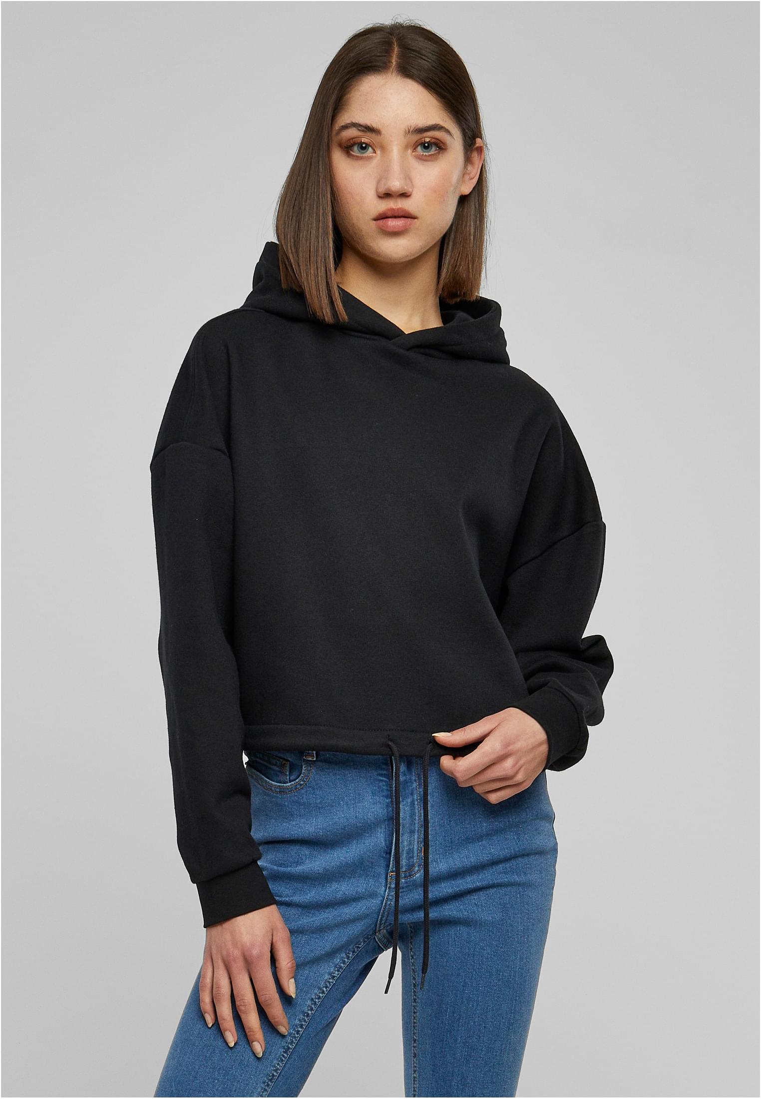 Women&#039;s oversized hoodie in black