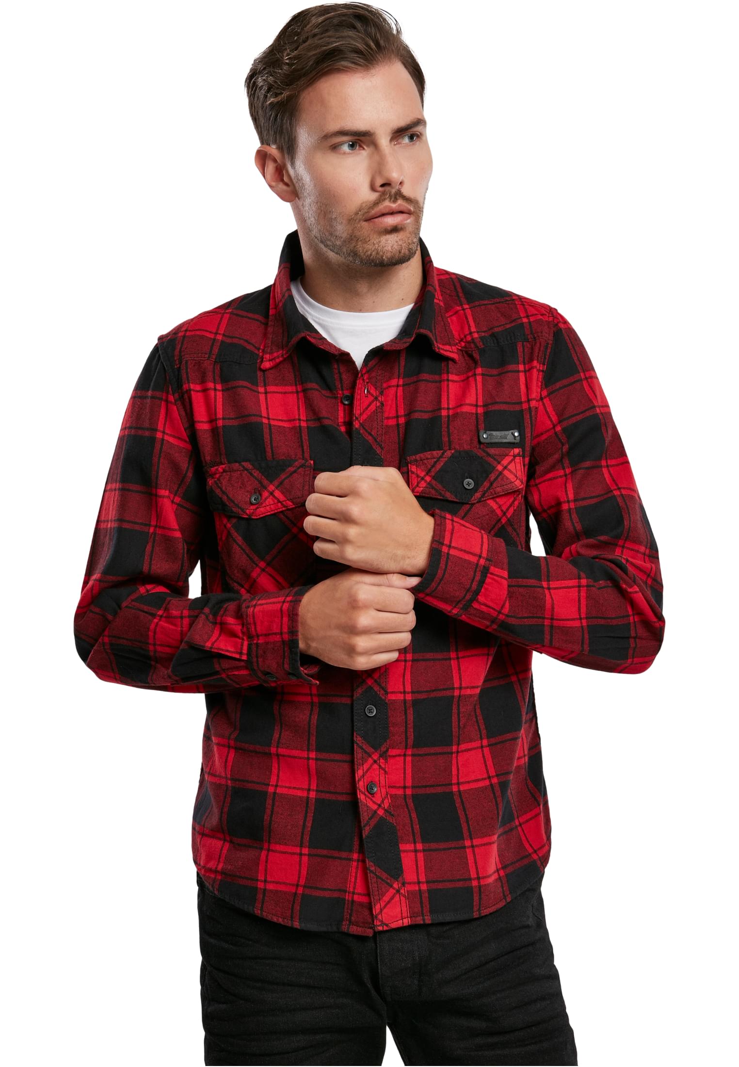 Plaid shirt red/black