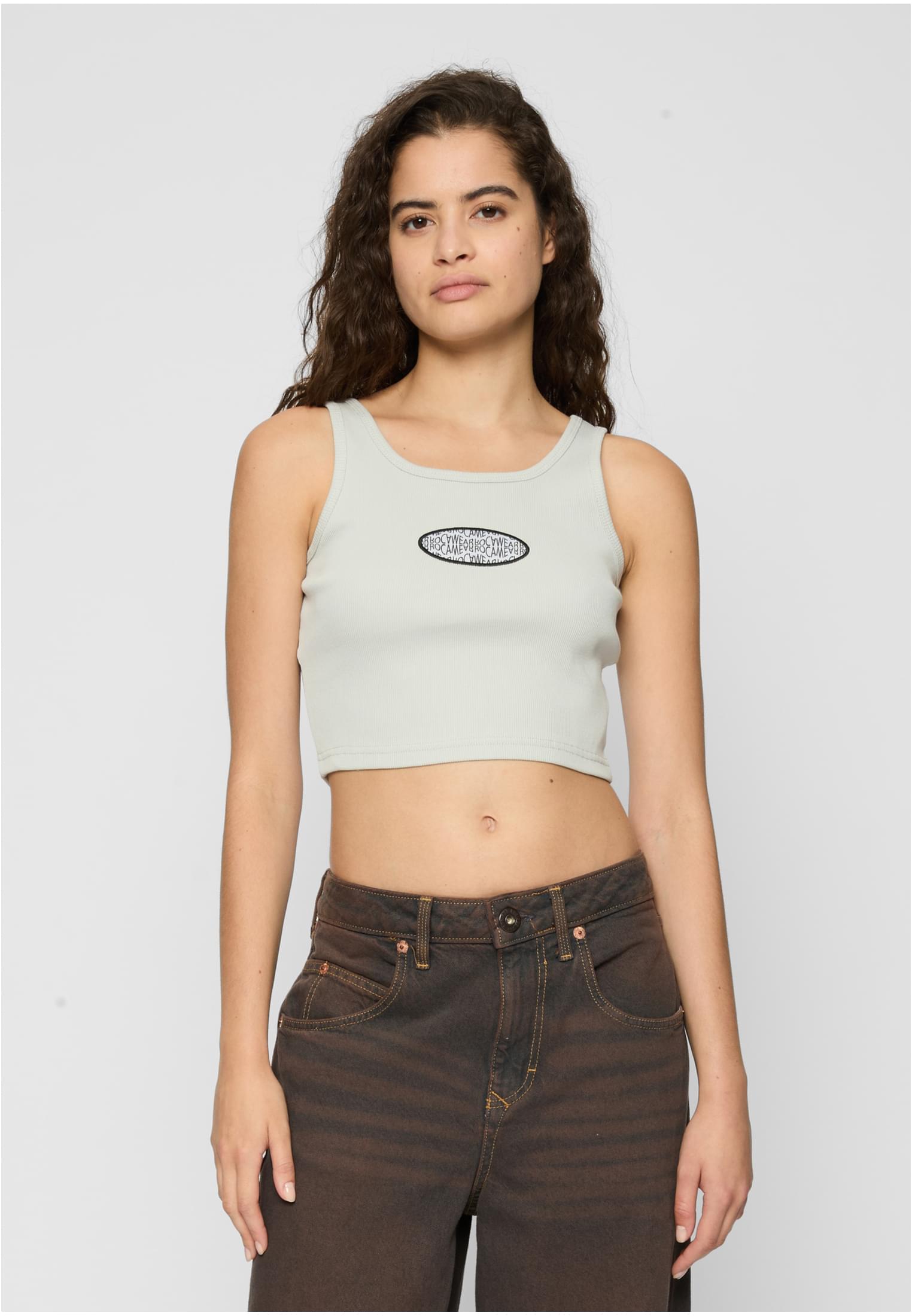 Women's Cropped Top Grey