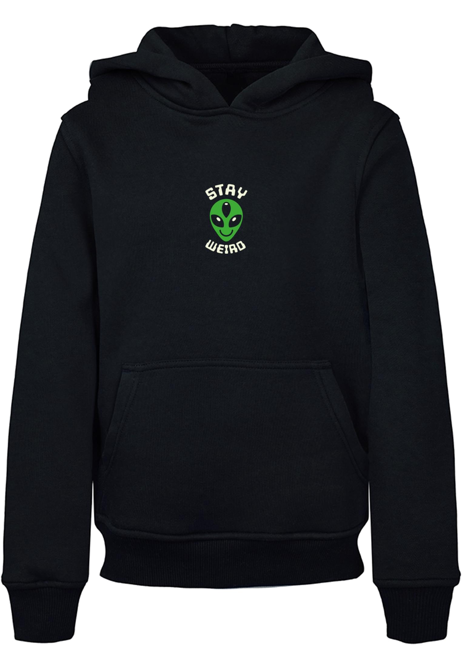 Children&#039;s sweatshirt Stay Weird Hoody black