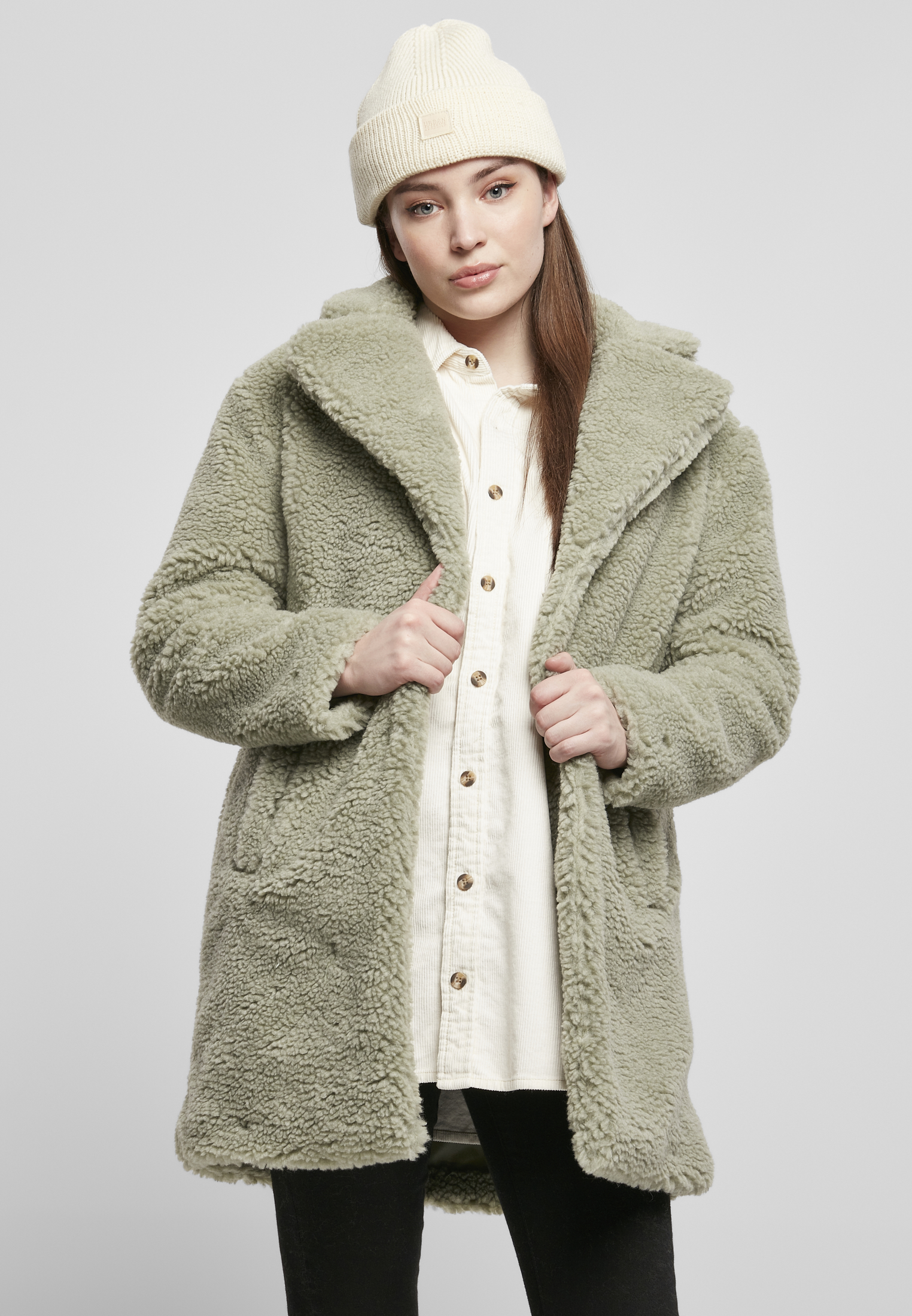 Women's Oversized Sherpa Coat softsalvia