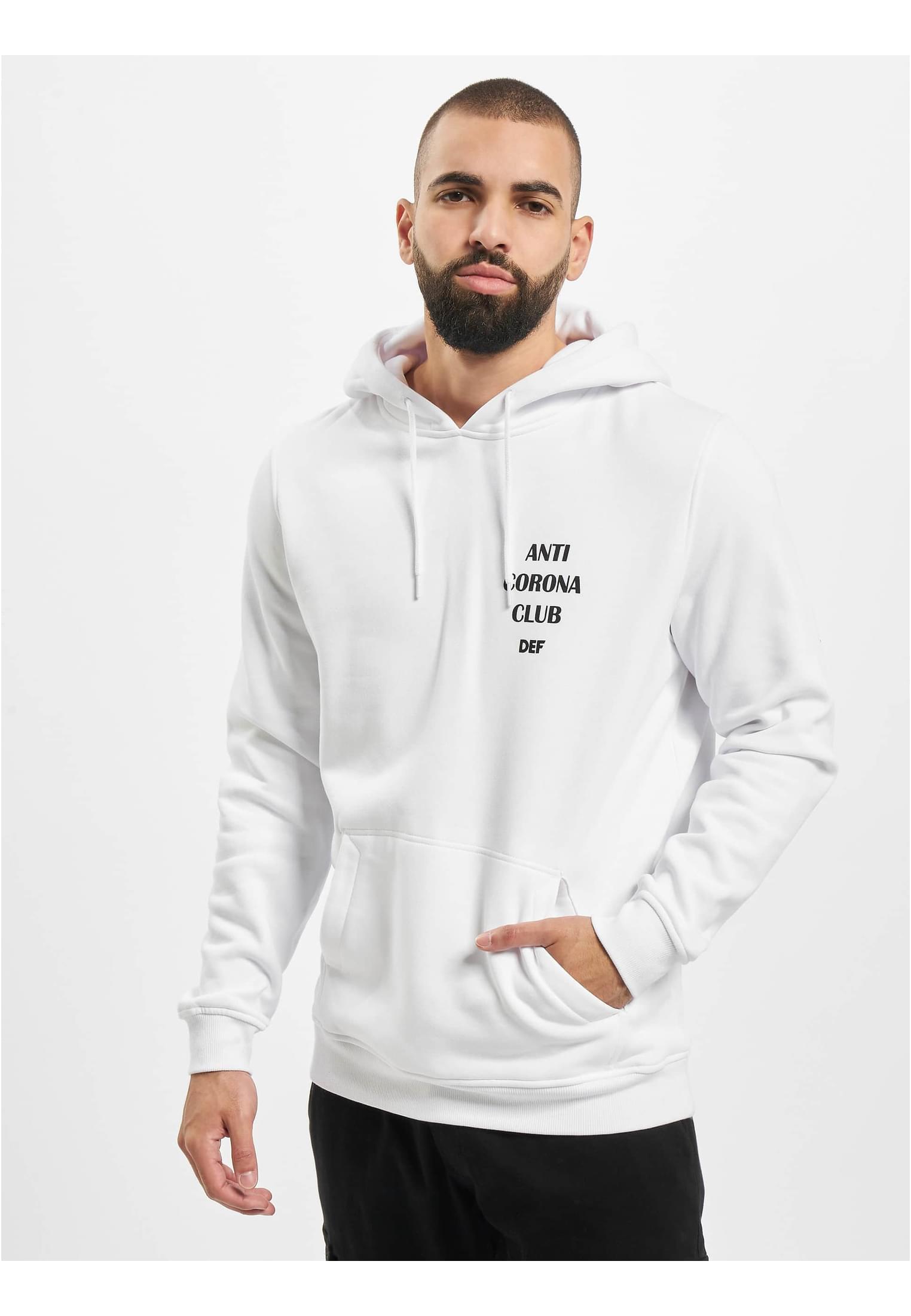 Anti Corona Hoody Bílá