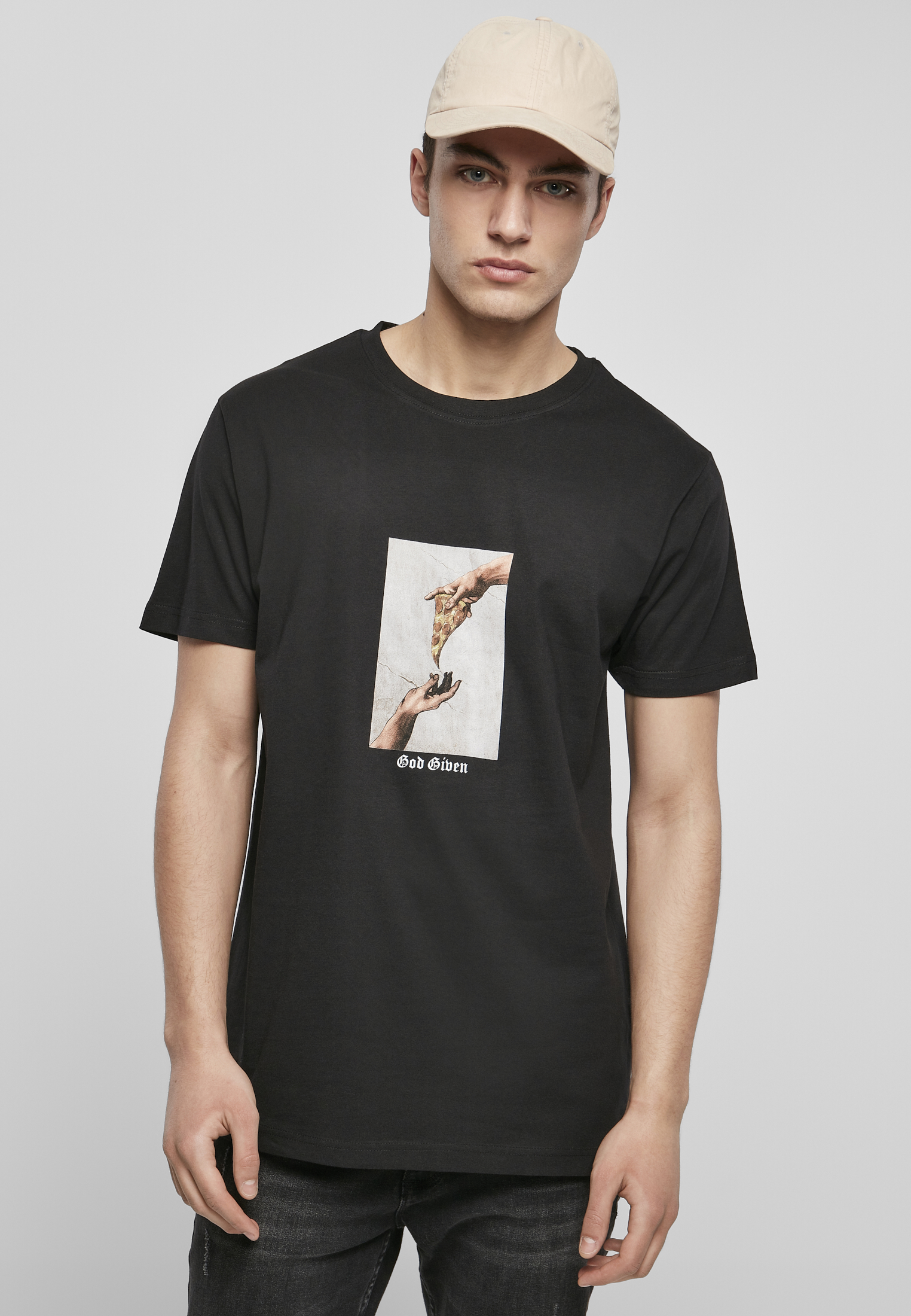 God Given Pizza Tee black